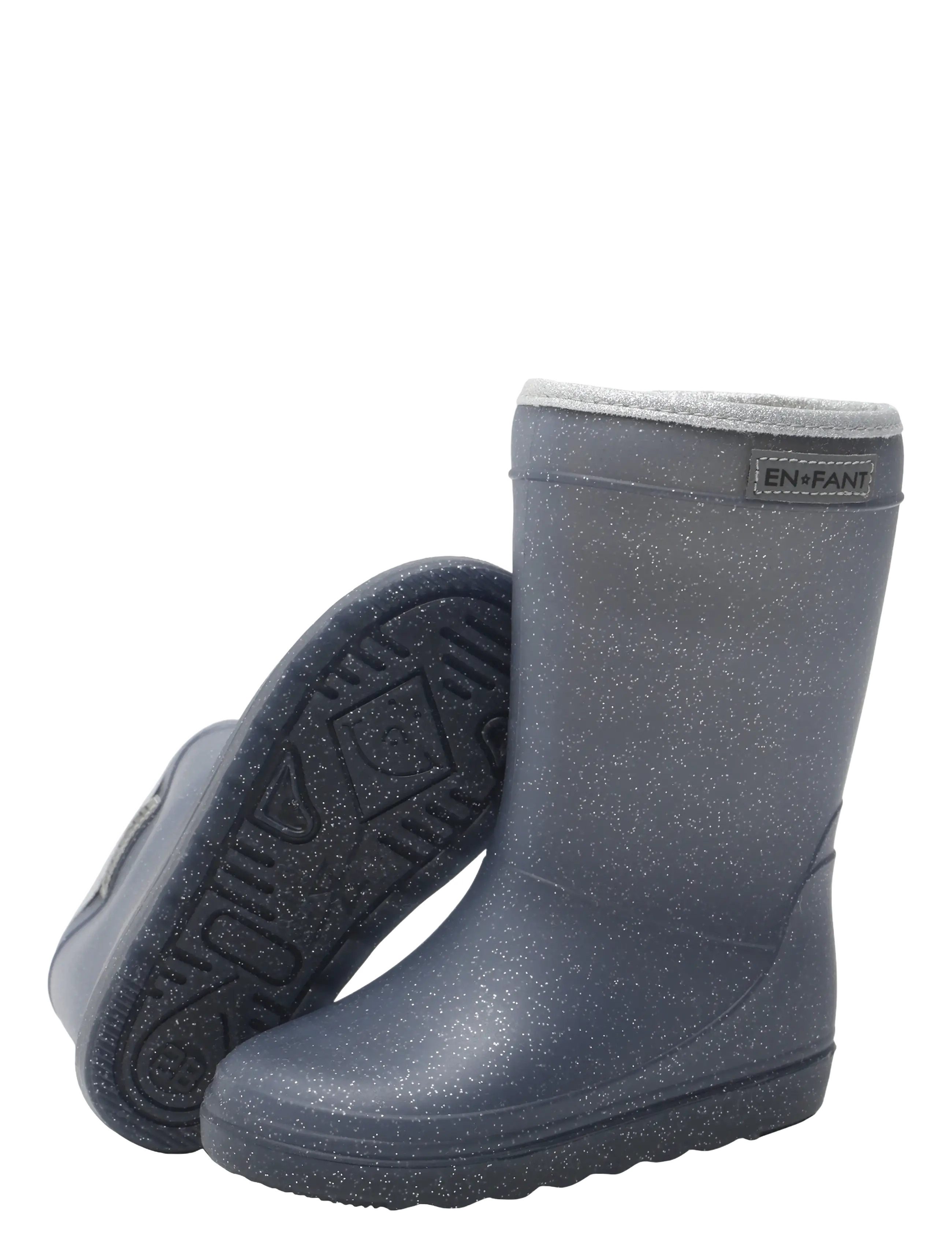 En Fant - Thermo Boots Glitter - lined rubberboots - parisian night - 1