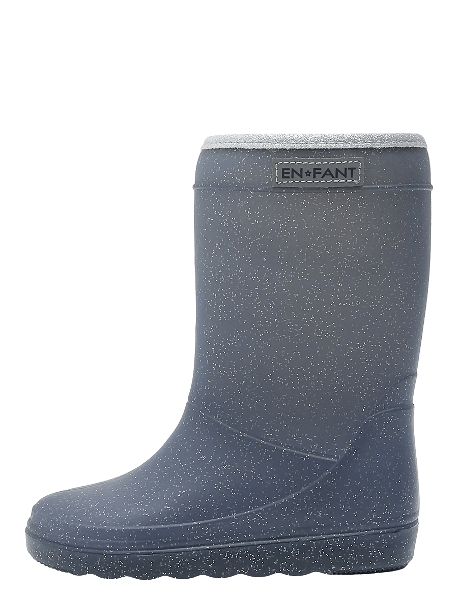 En Fant - Thermo Boots Glitter - gefütterte gummistiefel - parisian night - 2