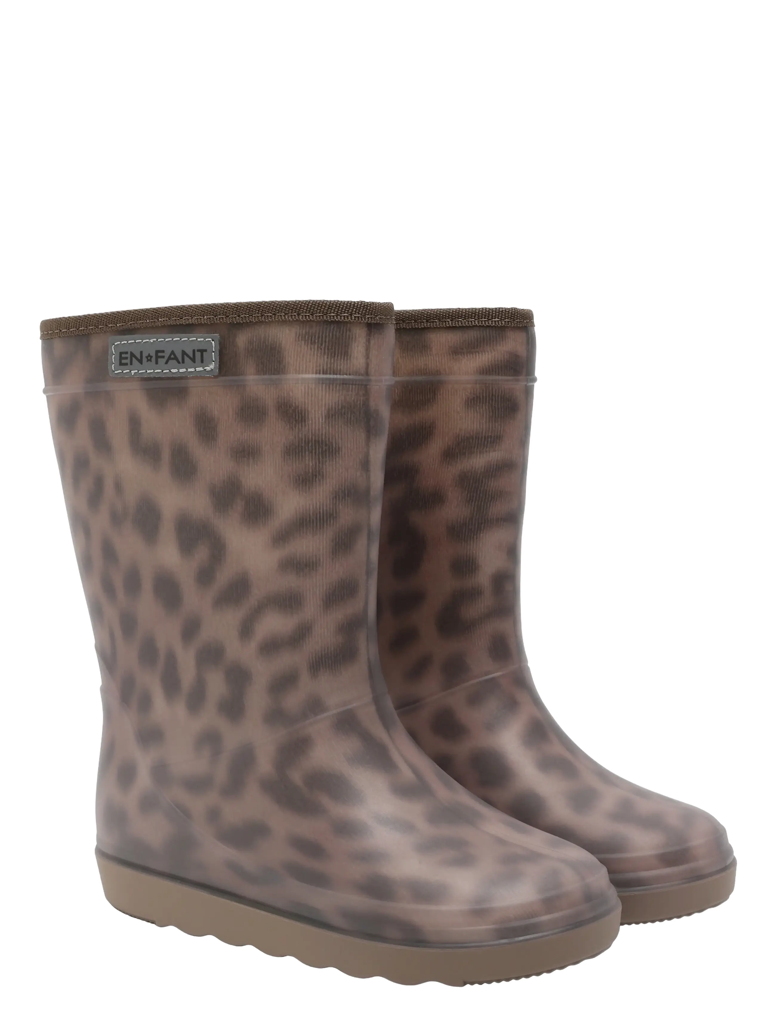 En Fant Thermo Boots Print - Höga gummistövlar - PINE BARK / brown