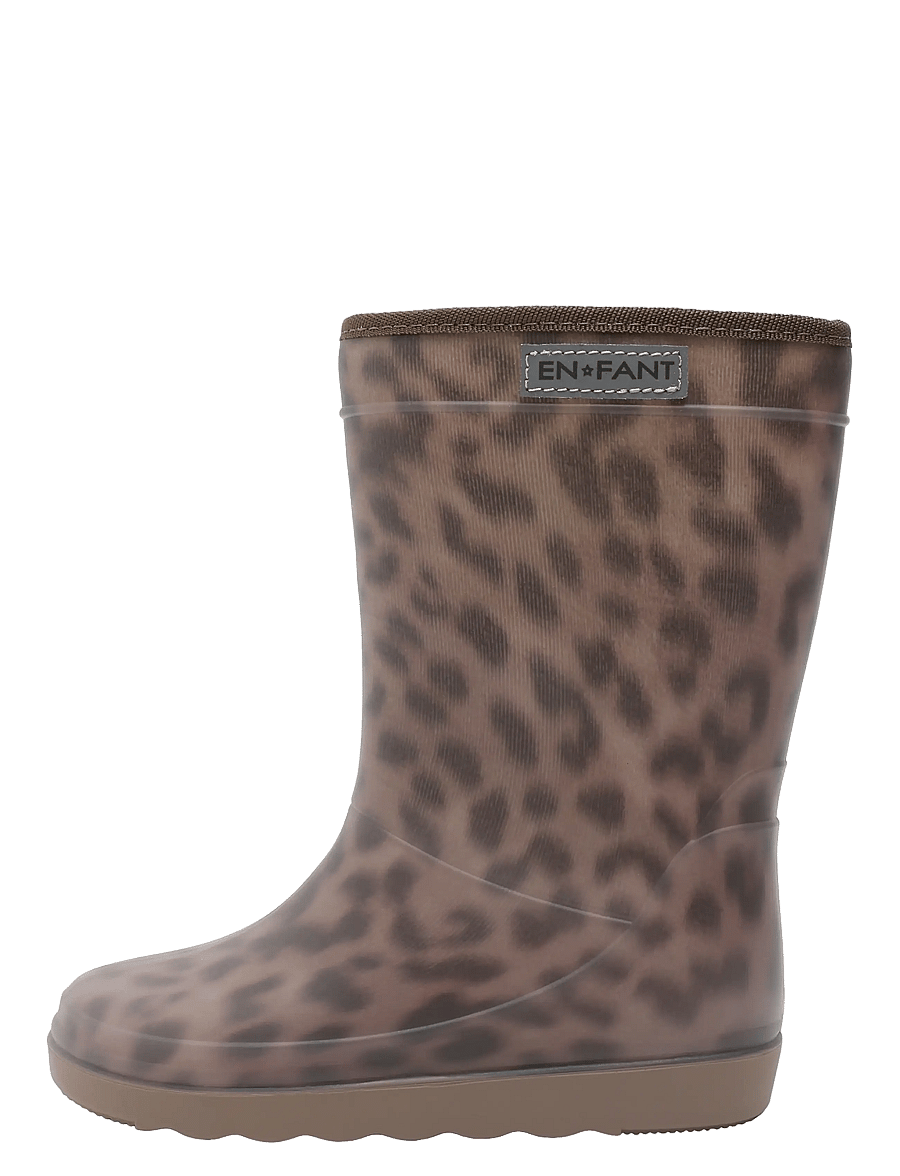 En Fant - Thermo Boots Print - fodrade gummistövlar - pine bark - 2