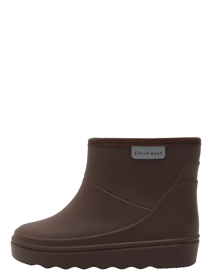 En Fant - Thermo Boots Short - voodriga kummikud - coffee bean - 1