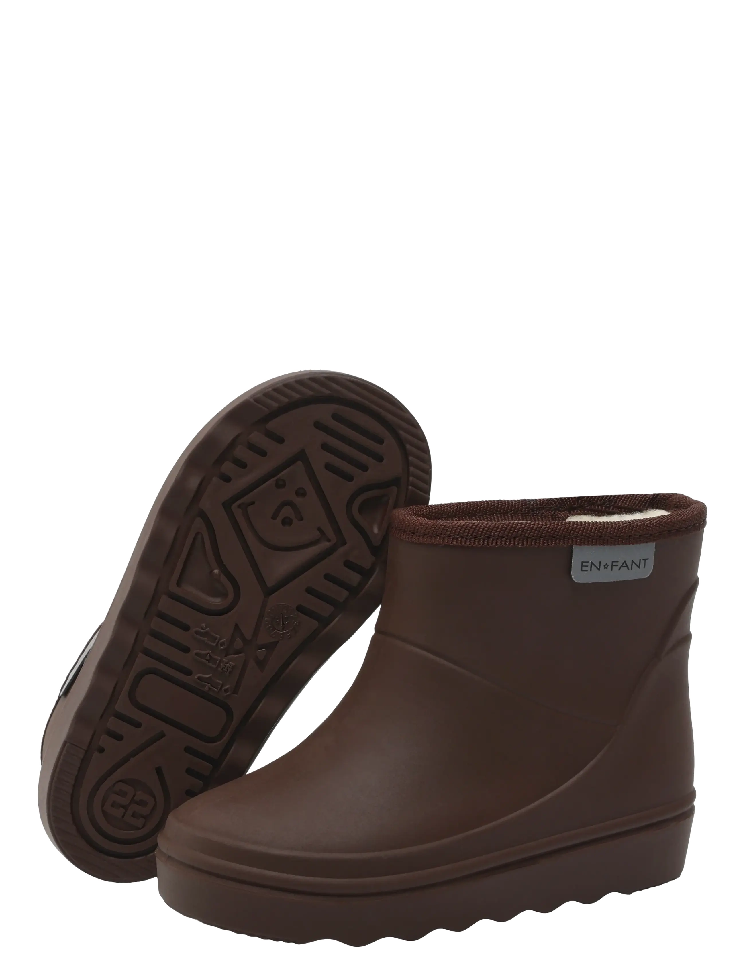 En Fant - Thermo Boots Short - voodriga kummikud - coffee bean - 2
