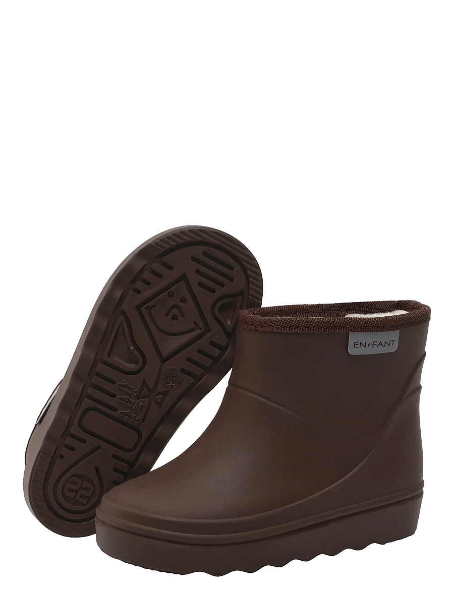 En Fant - Thermo Boots Short - voodriga kummikud - coffee bean - 2