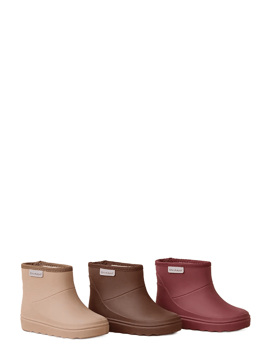 En Fant - Thermo Boots Short - voodriga kummikud - coffee bean - 3