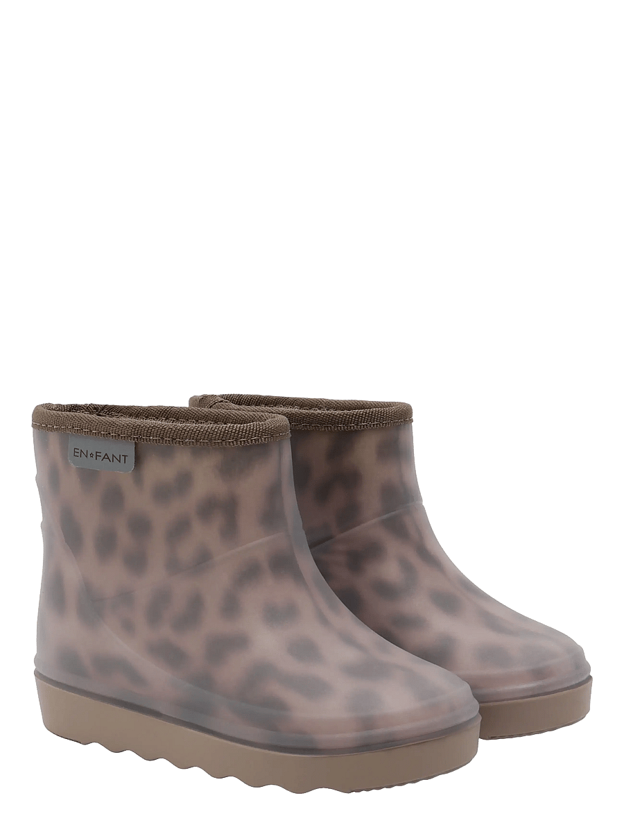 En Fant - Thermo Boots Short Print - pine bark - 0