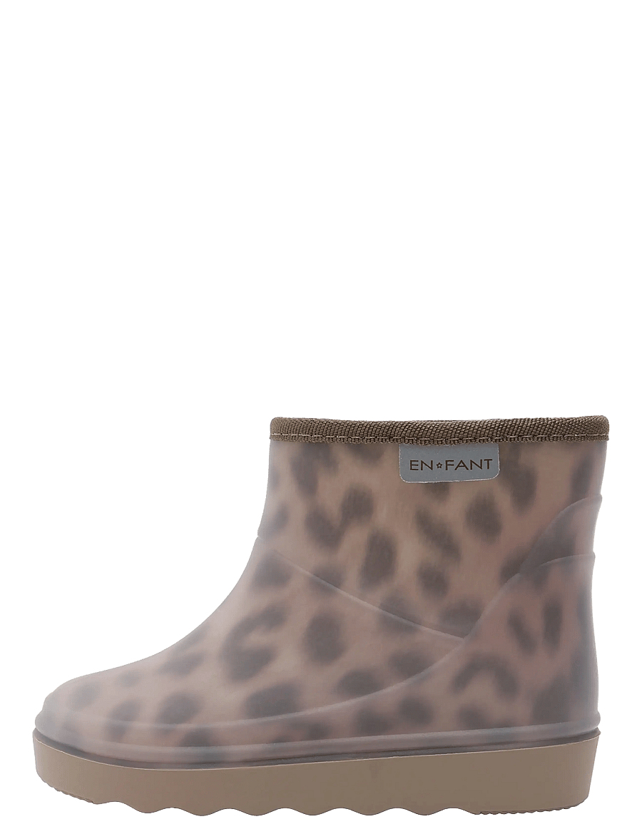 En Fant - Thermo Boots Short Print - gummistøvler med for - pine bark - 1