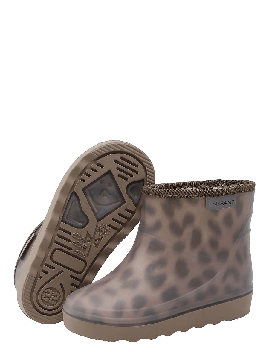 En Fant - Thermo Boots Short Print - pine bark - 2