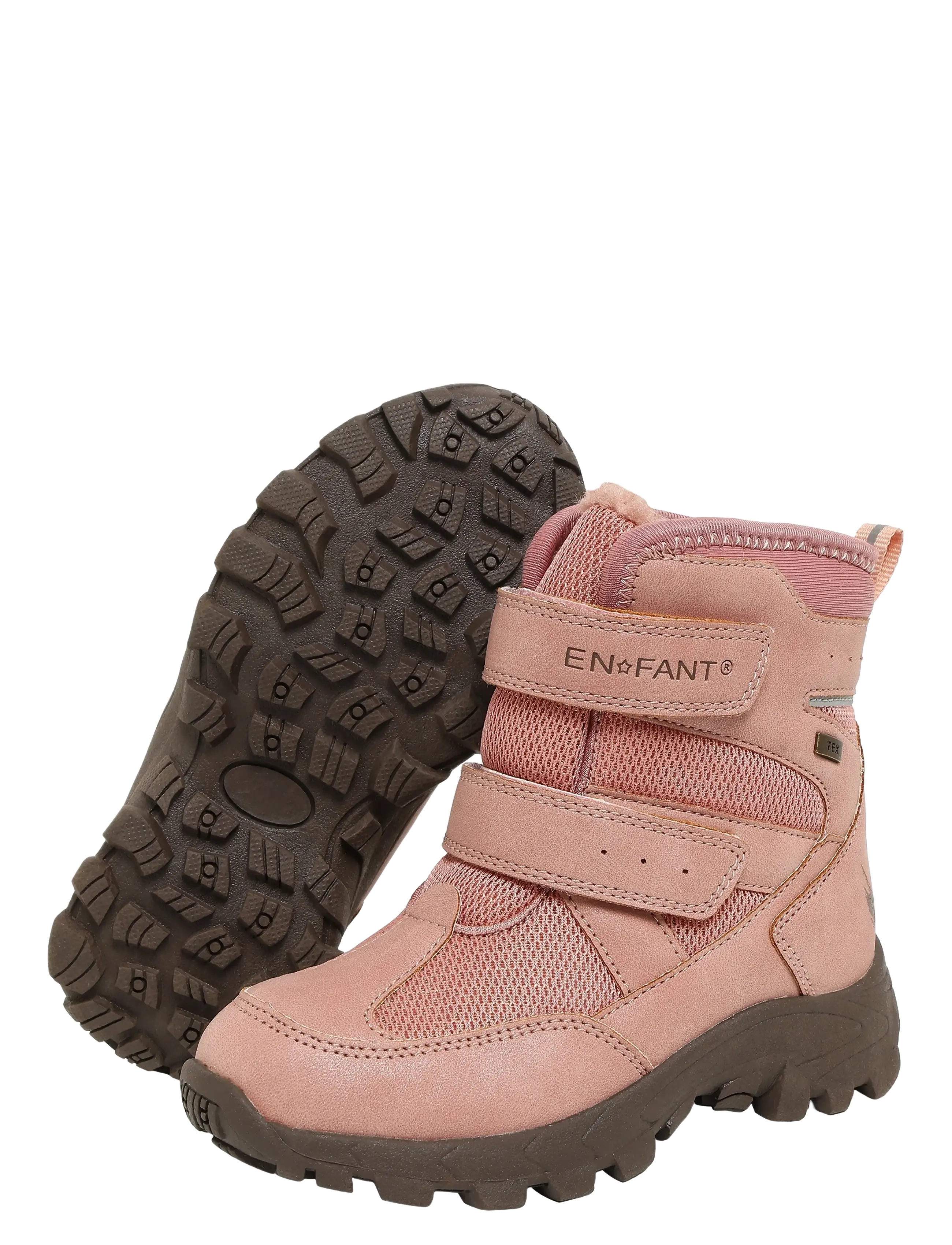 En Fant - Boots Velcro TEX - winter boots - burlwood - 2