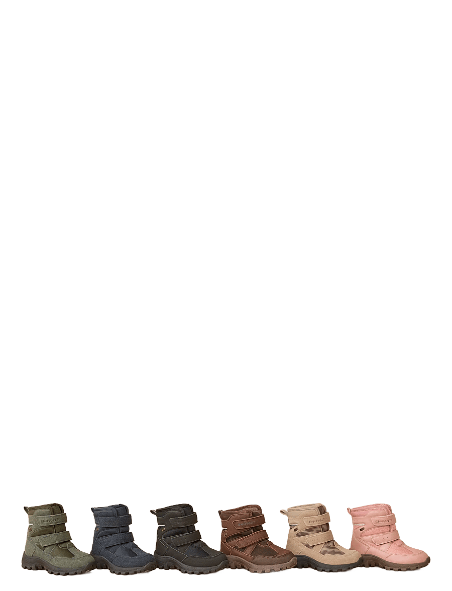 En Fant - Boots Velcro TEX - winter boots - burlwood - 3