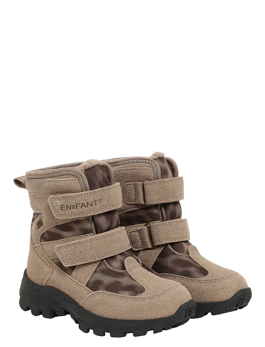 En Fant - Boots Velcro TEX - winter boots - pine bark - 0
