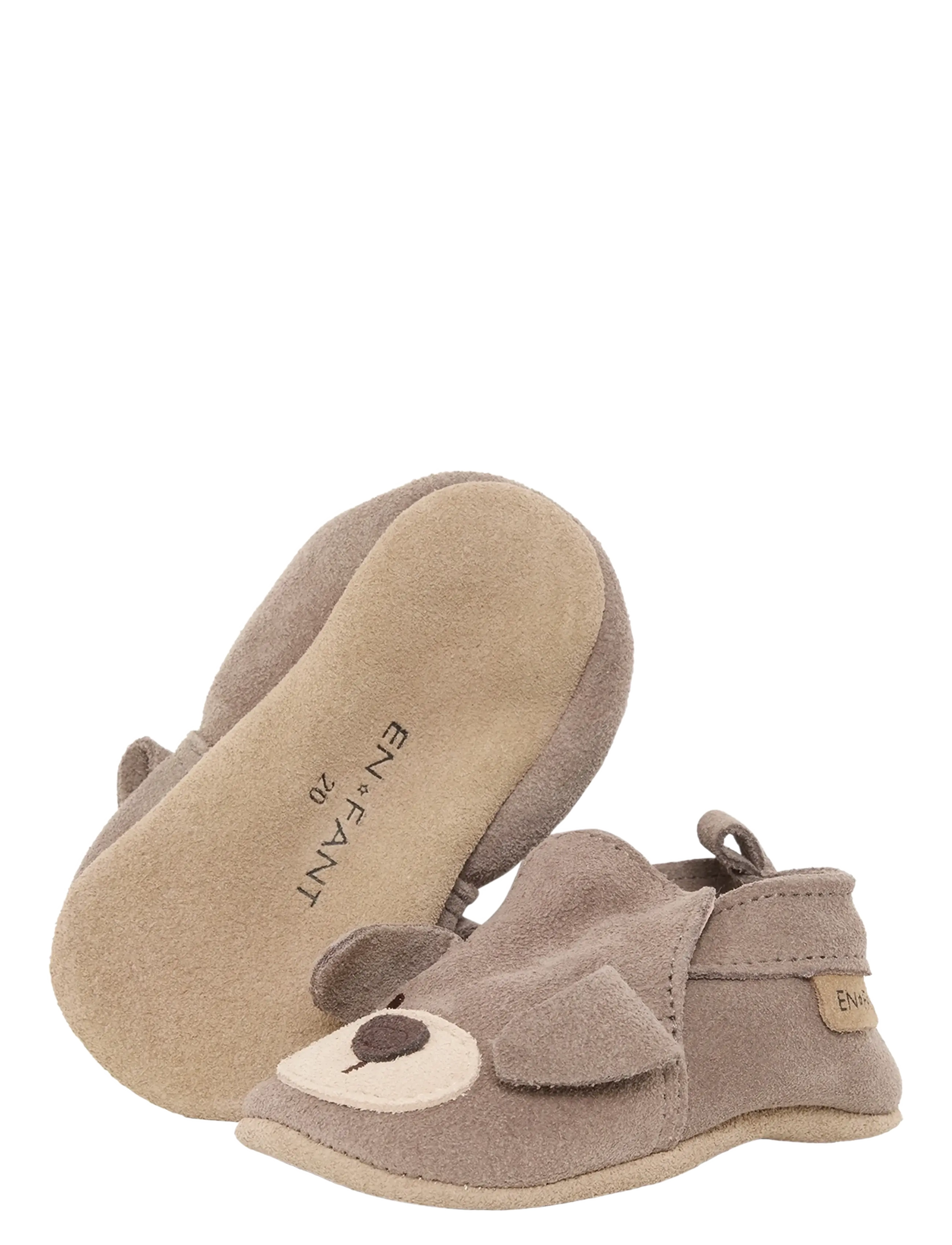 En Fant - Slippers Suede Animal - pine bark - 2