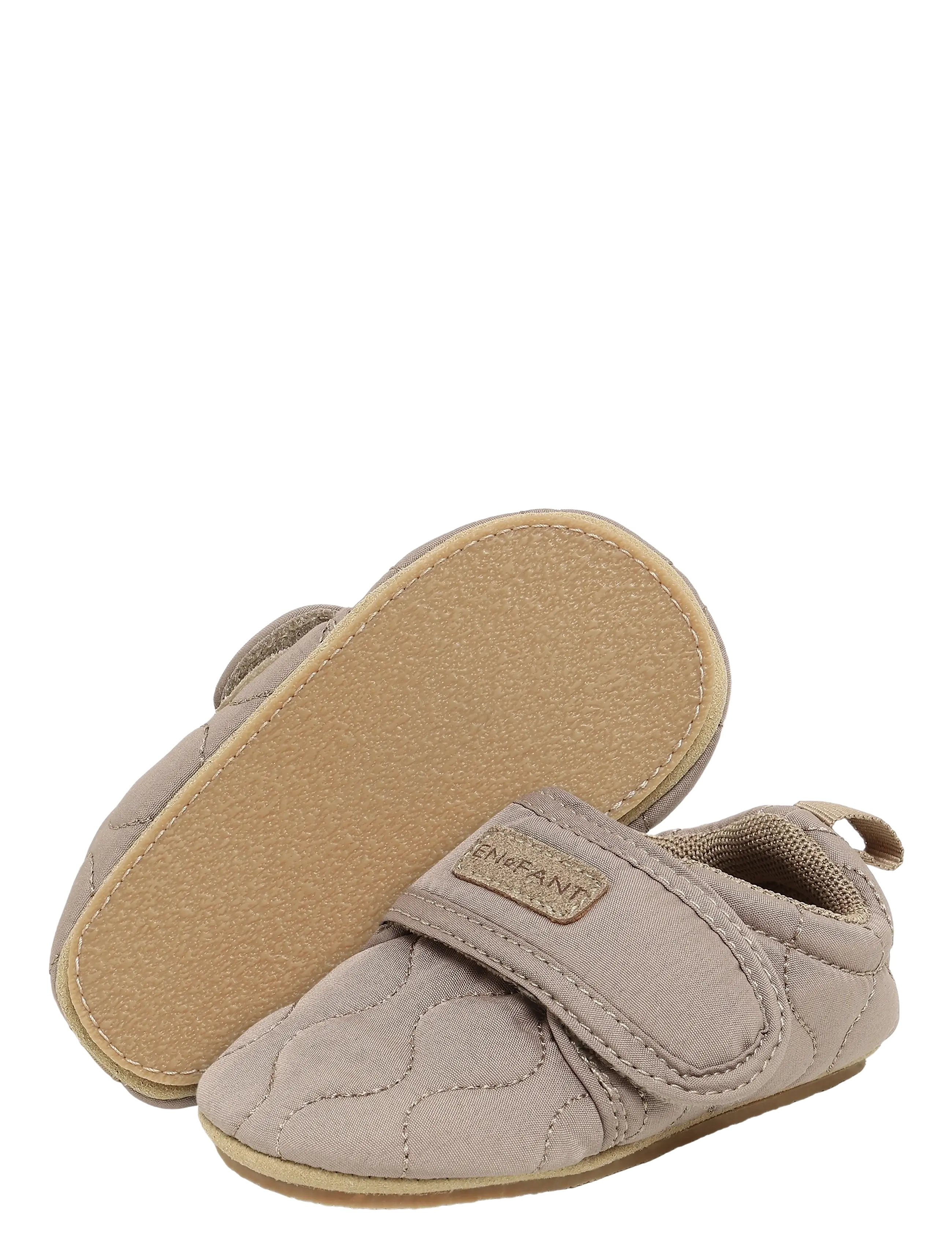 En Fant - Slippers Velcro Quilt - baby-schuhe - pine bark - 3