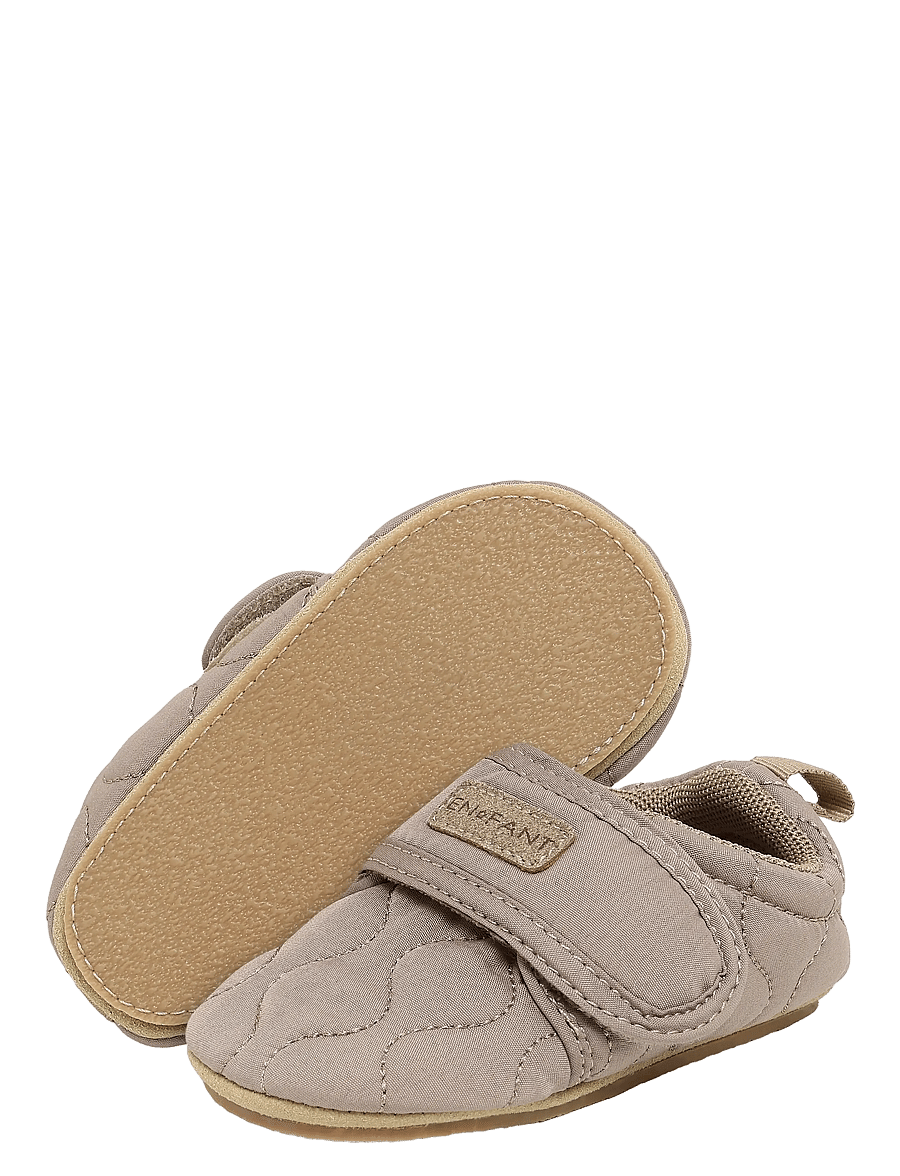 En Fant - Slippers Velcro Quilt - baby-schuhe - pine bark - 3