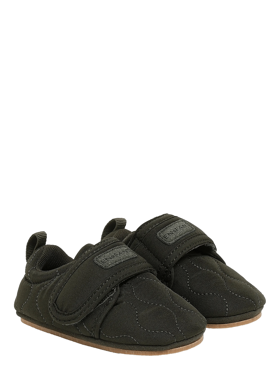 En Fant - Slippers Velcro Quilt - beebipapud - rosin - 0