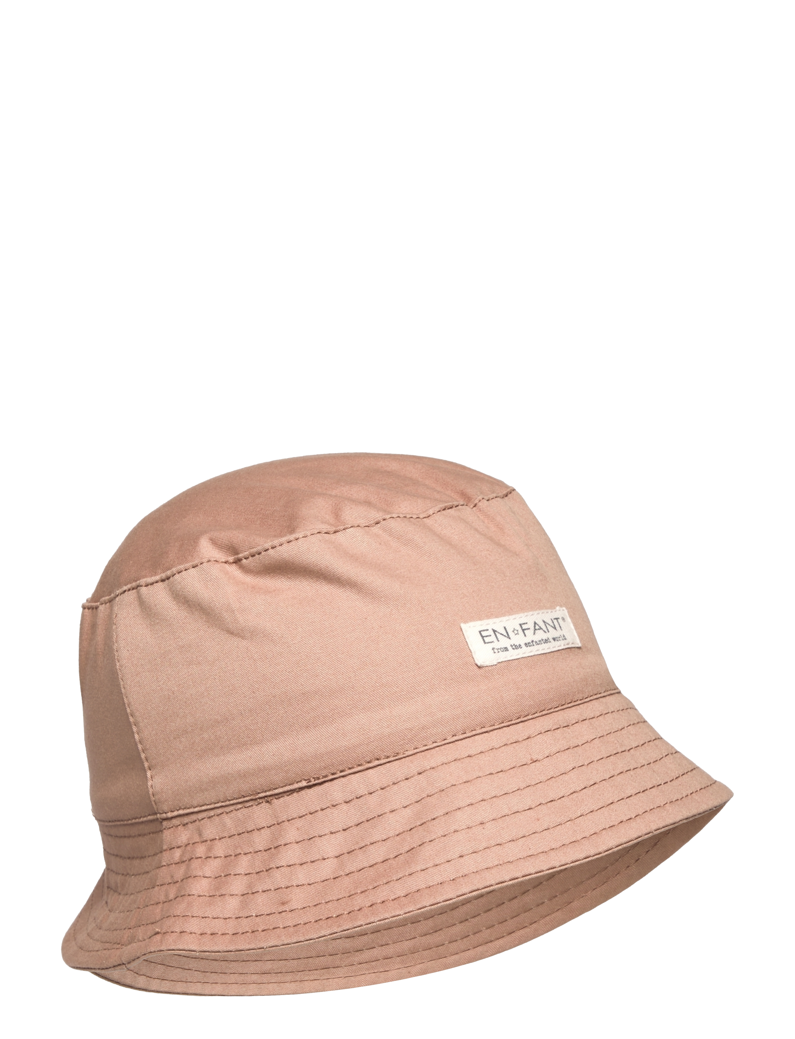 En Fant Bucket Hat, 6-12M, Hats, Beige - Kinder