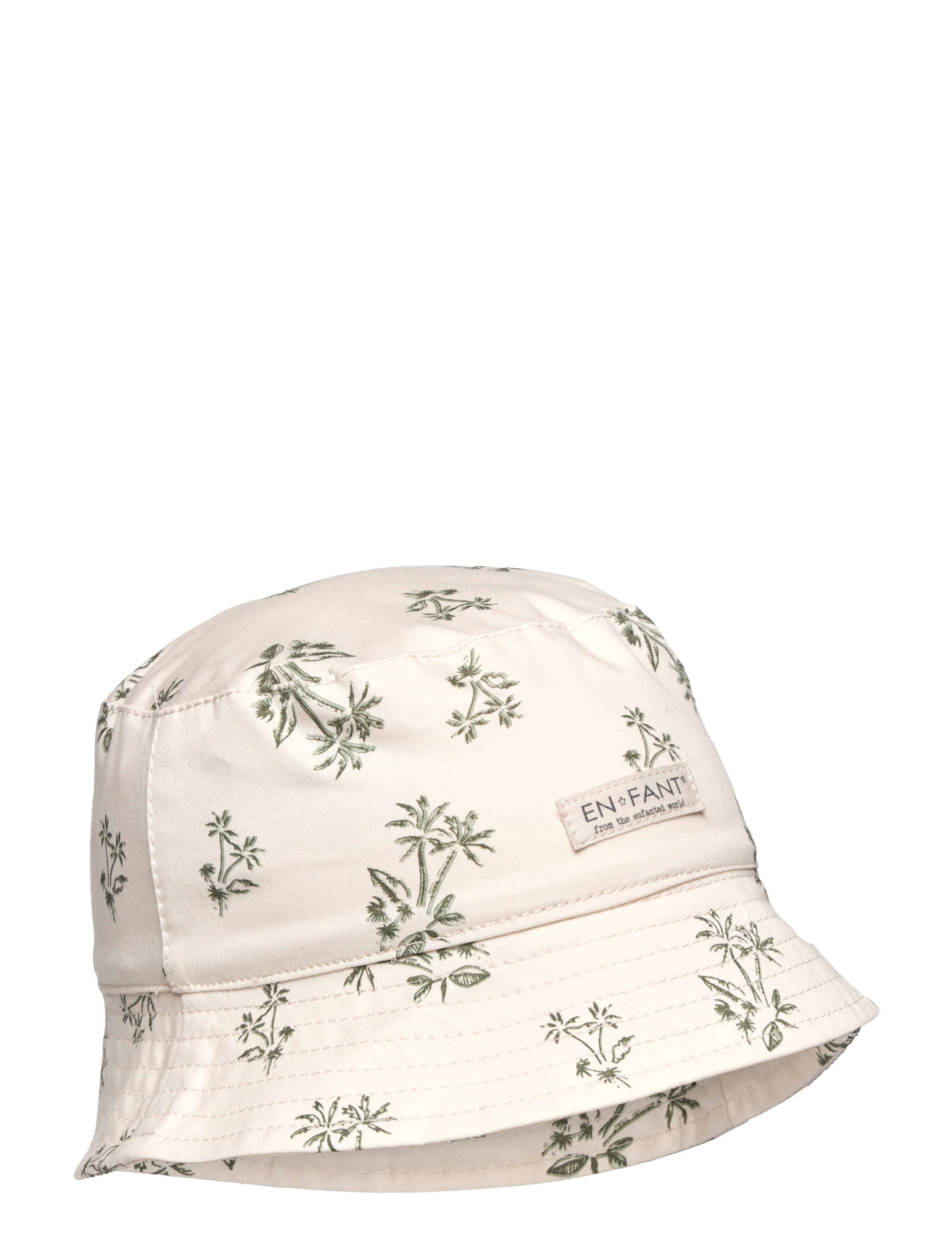 En Fant Bucket Hat, 6-12M, Hats, Creme - Kinder
