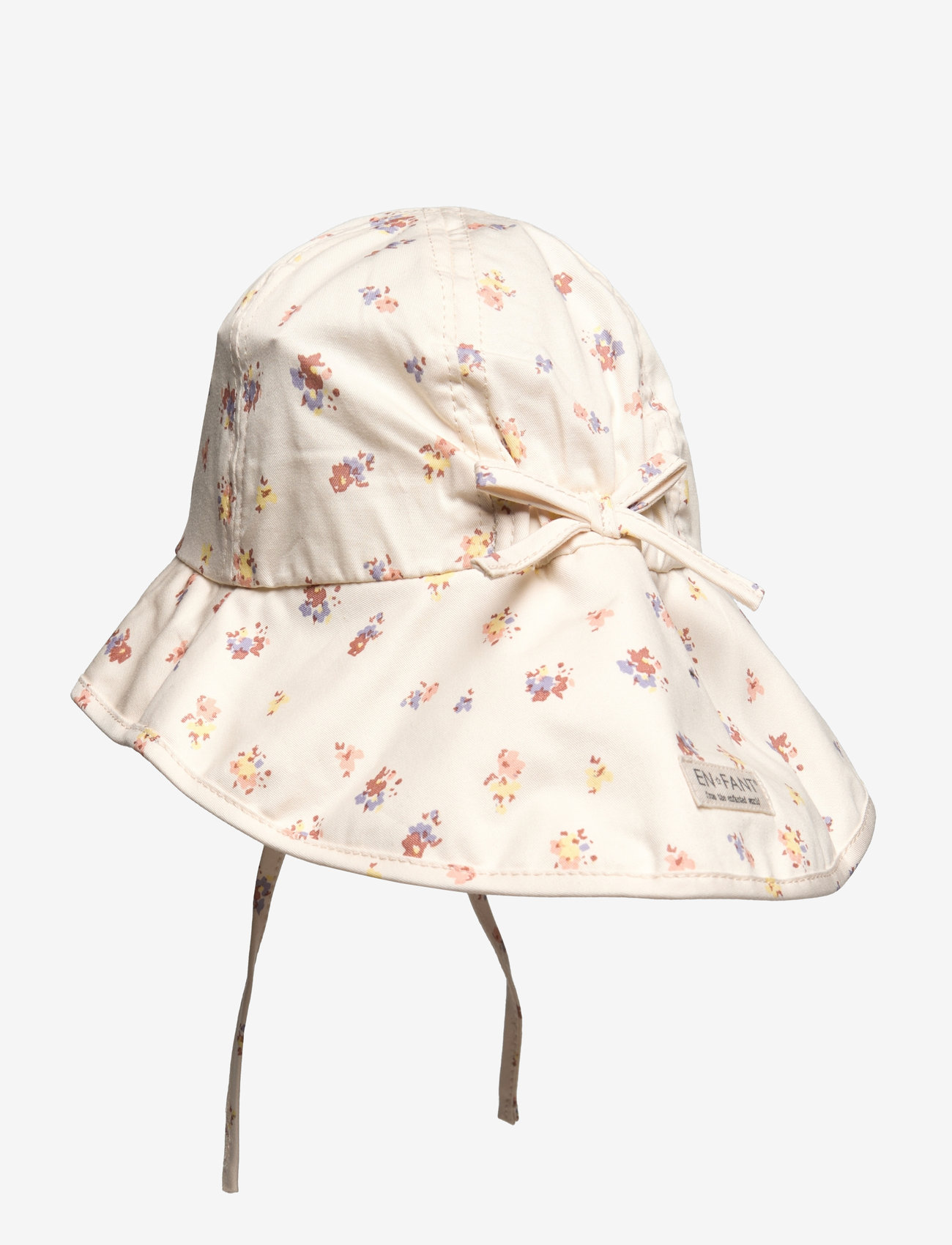En Fant - Summer hat w. string - solhatte - eggnog - 1