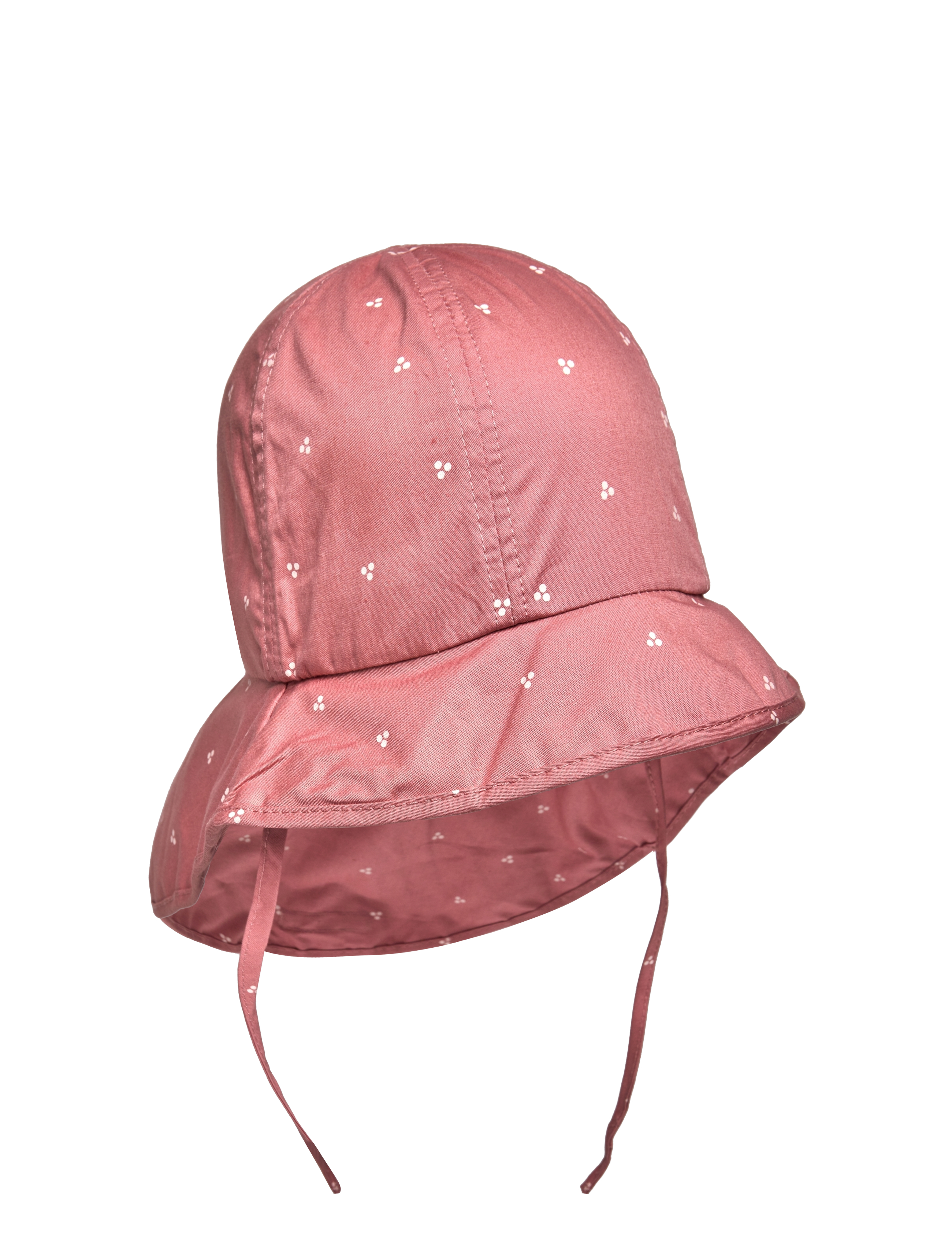 En Fant Summer Hat W. String, 6-12MD, Accessories, Rosa - Sun Hats, Kinder
