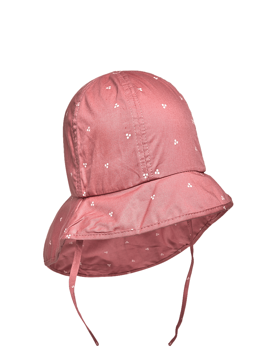 En Fant - Summer hat w. string - chapeau de soleil - old rose - 0