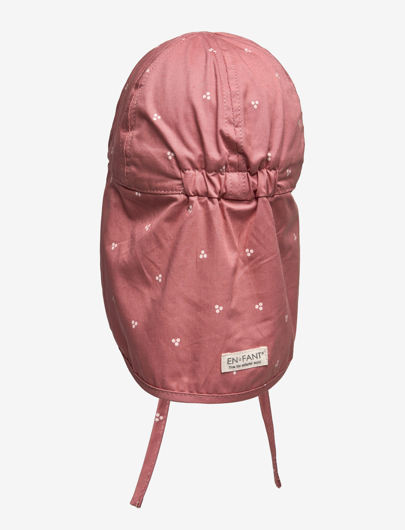 En Fant - Sun hat w. string - solhatte - old rose - 1