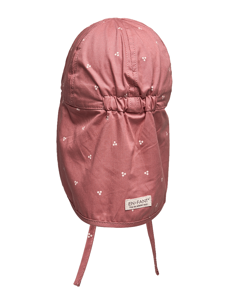 En Fant - Sun hat w. string - solhatte - old rose - 1