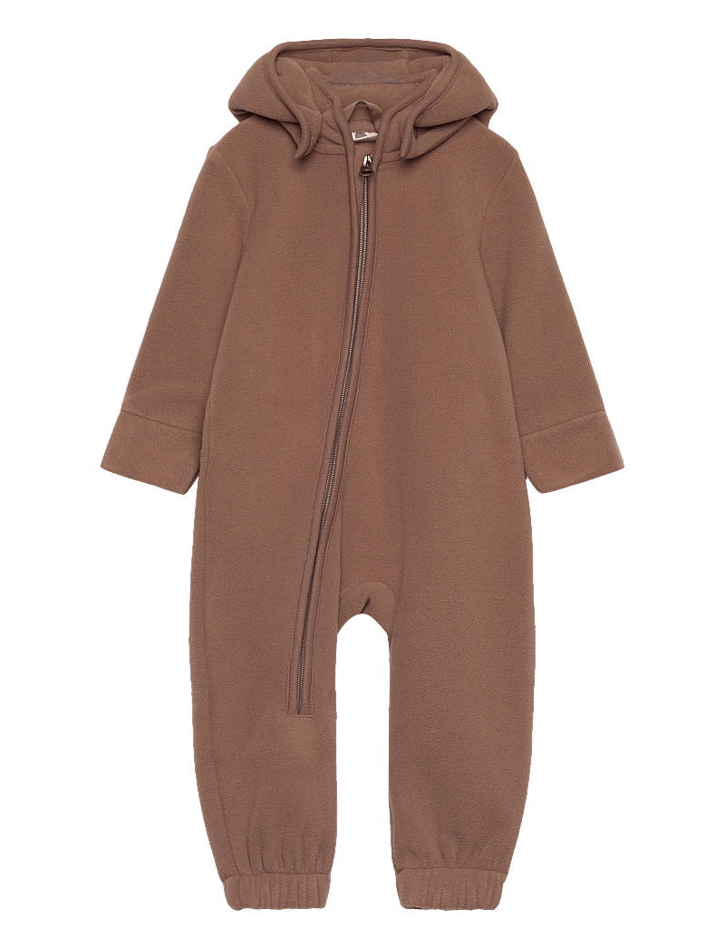 En Fant - Wholesuit Fleece - fleece sæt - coca mocha - 0