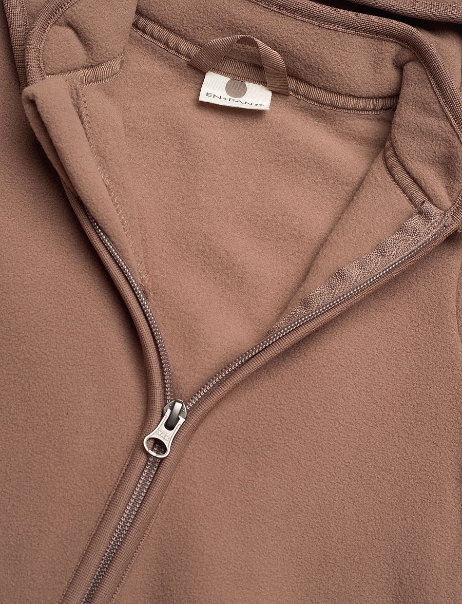 En Fant - Wholesuit Fleece - fleece sæt - coca mocha - 2