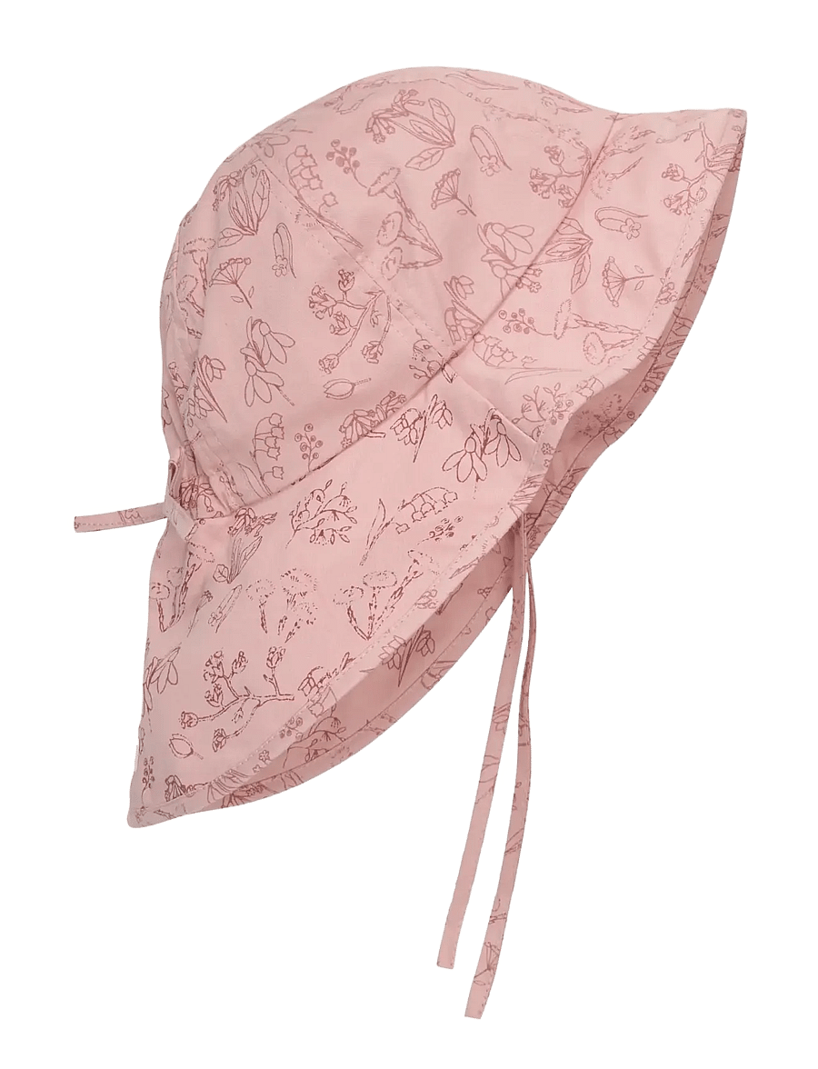 En Fant - Summer hat w. string 2-PACK - solhatte - misty rose - 1