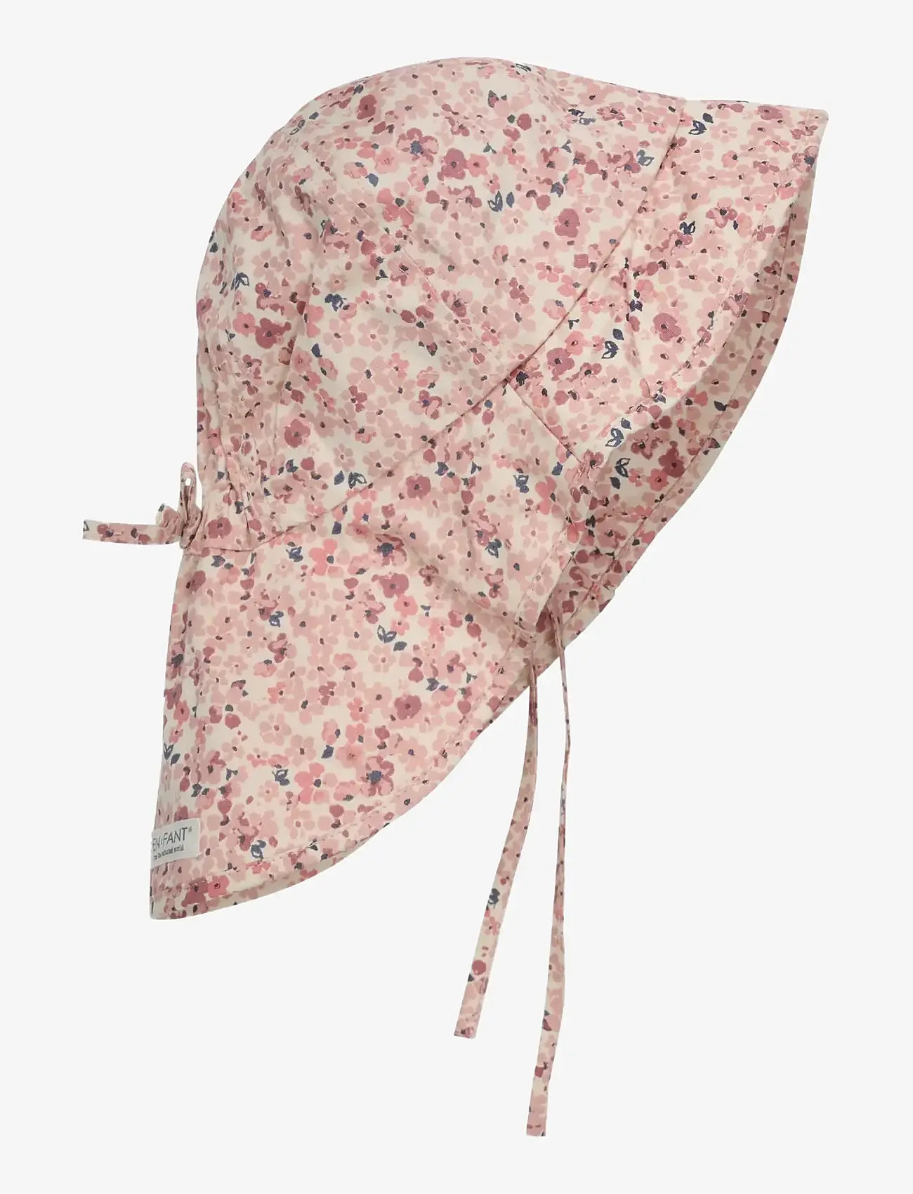 En Fant - Summer hat w. string 2-PACK - solhatt - withered rose - 1