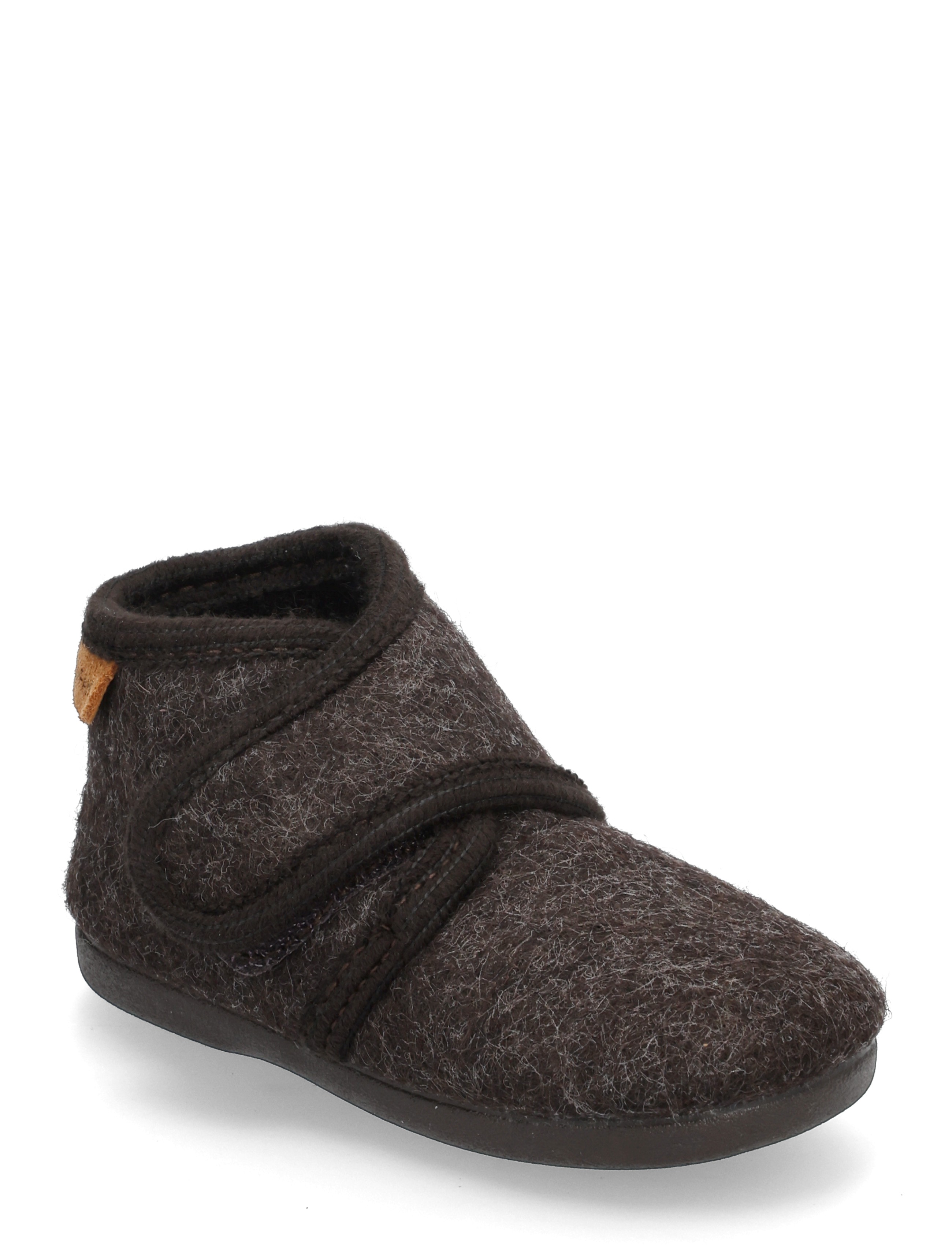 En Fant Slippers Wool Velcro, Børn, Velcro Sutsko, Brun, Str: 23