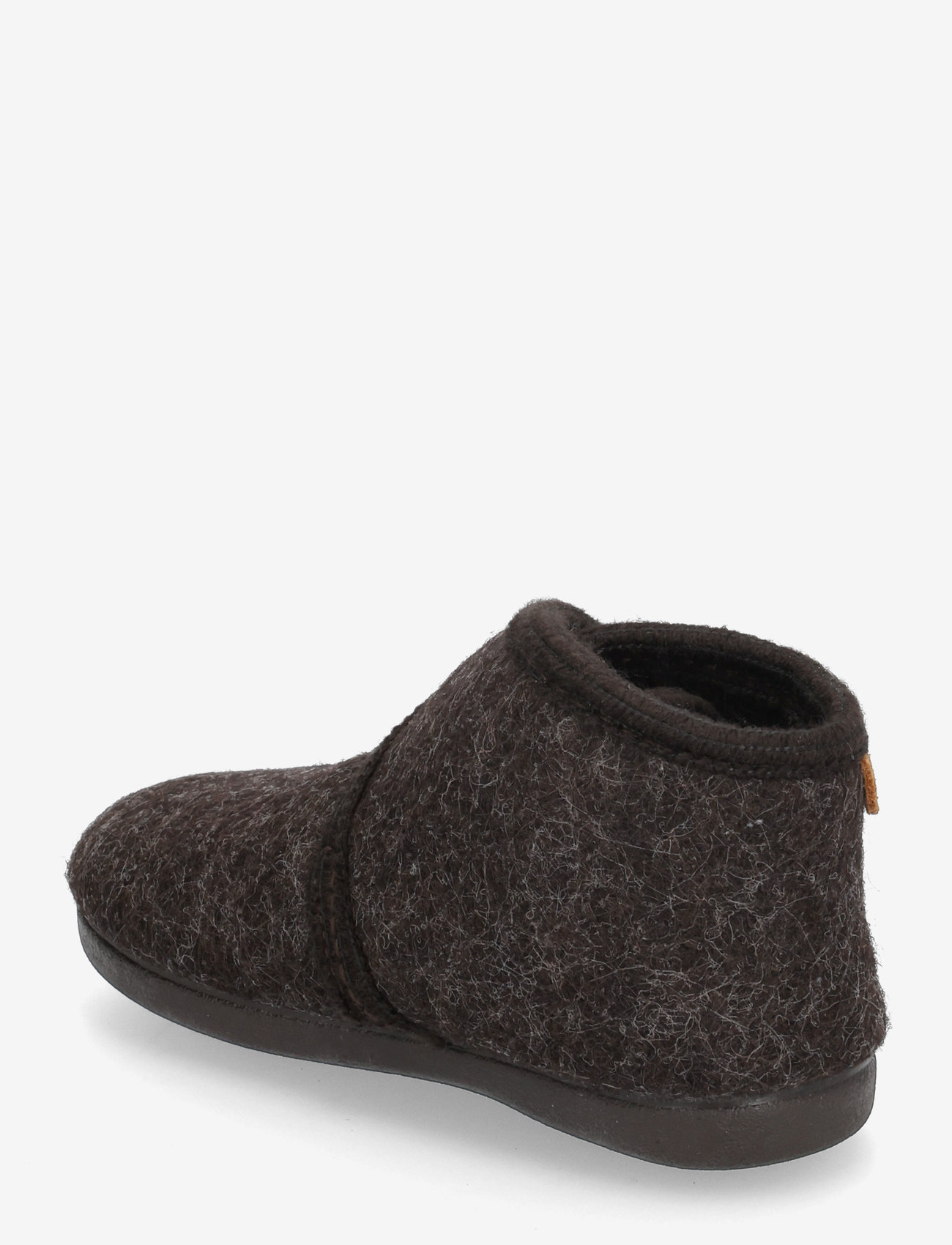 En Fant - Slippers Wool Velcro - sussid - chocolate melange - 2