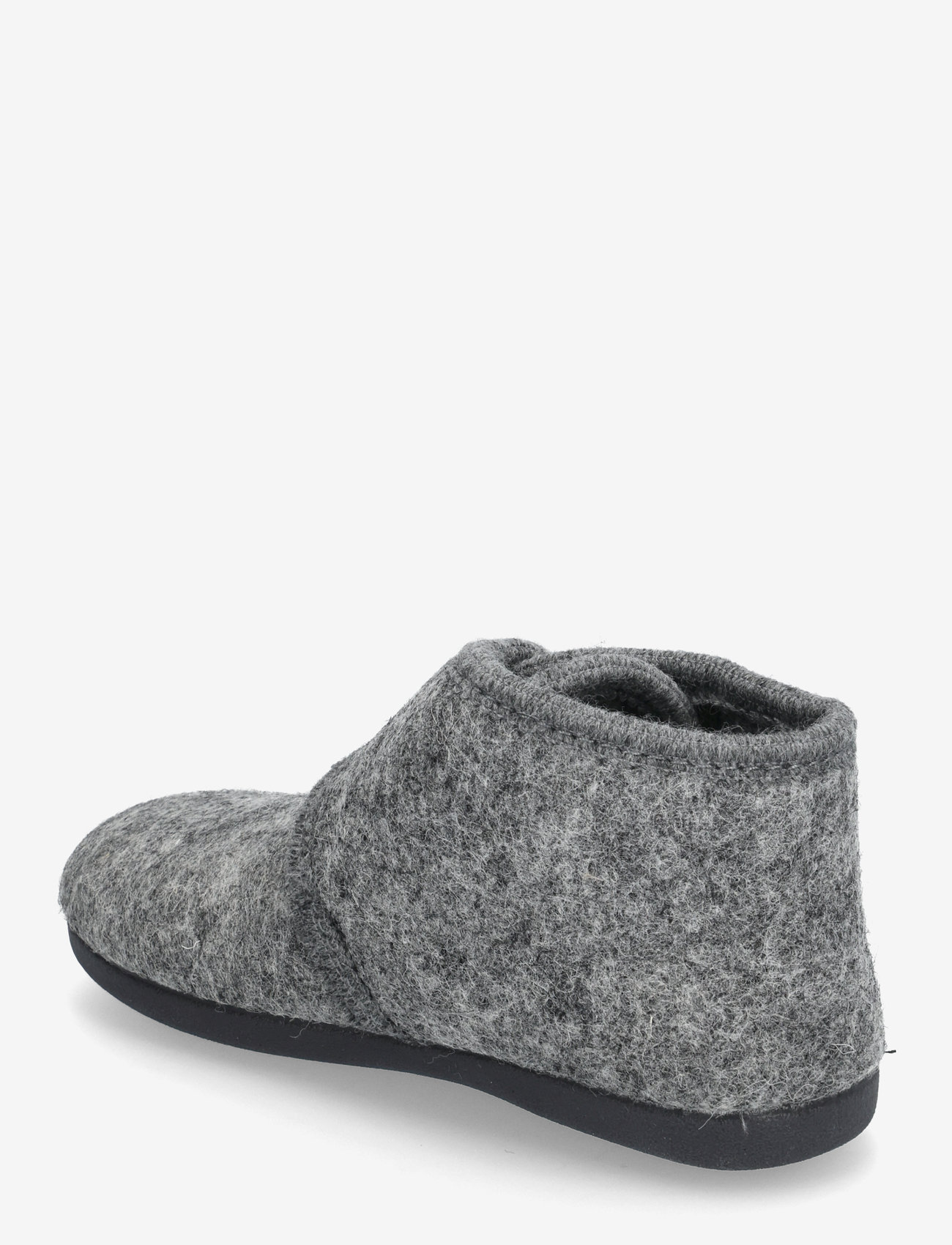 En Fant - Slippers Wool Velcro - hausschuhe - dark gray melange - 2