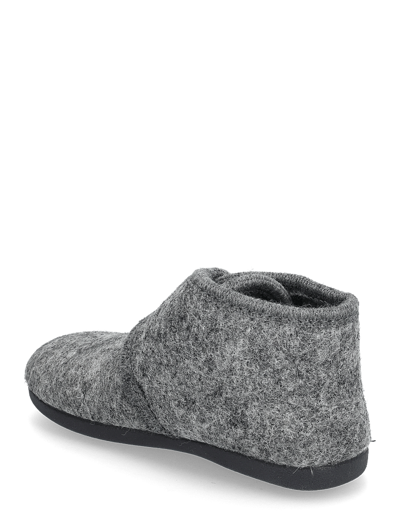 En Fant - Slippers Wool Velcro - hausschuhe - dark gray melange - 2