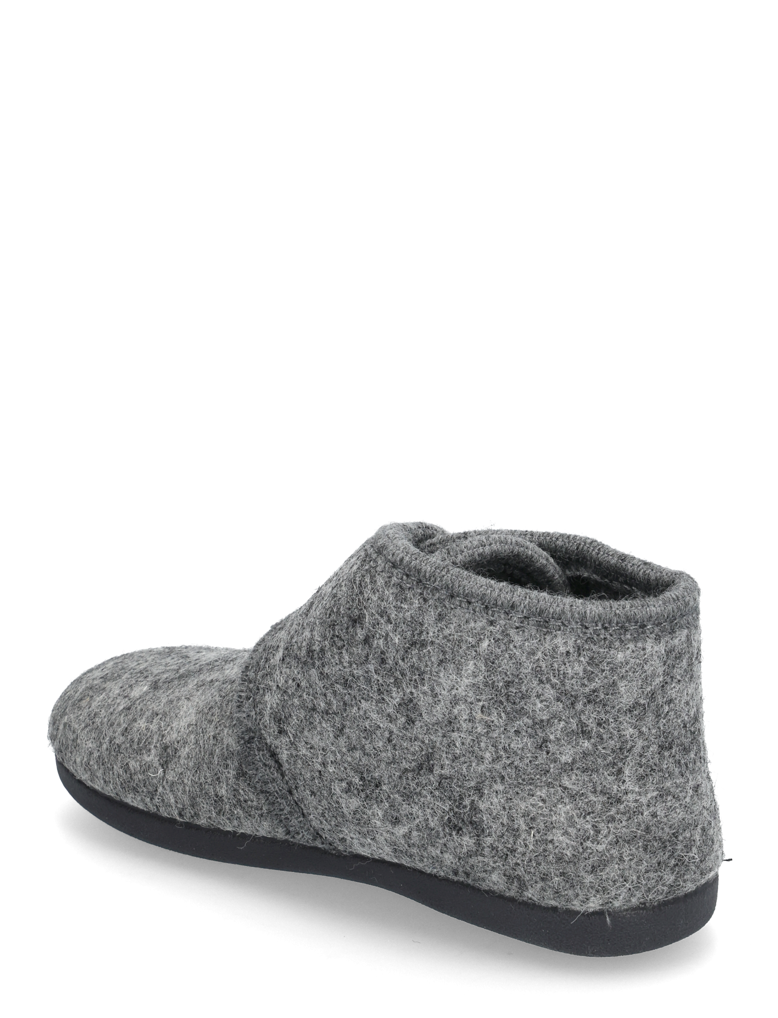 En Fant - Slippers Wool Velcro - hjemmesko - dark gray melange - 2