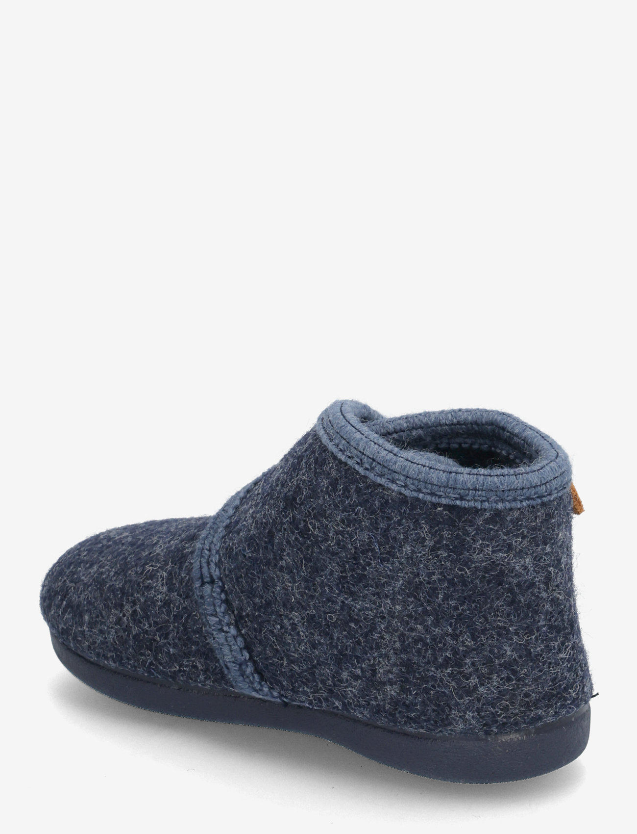 En Fant - Slippers Wool Velcro - hjemmesko - navy melange - 2