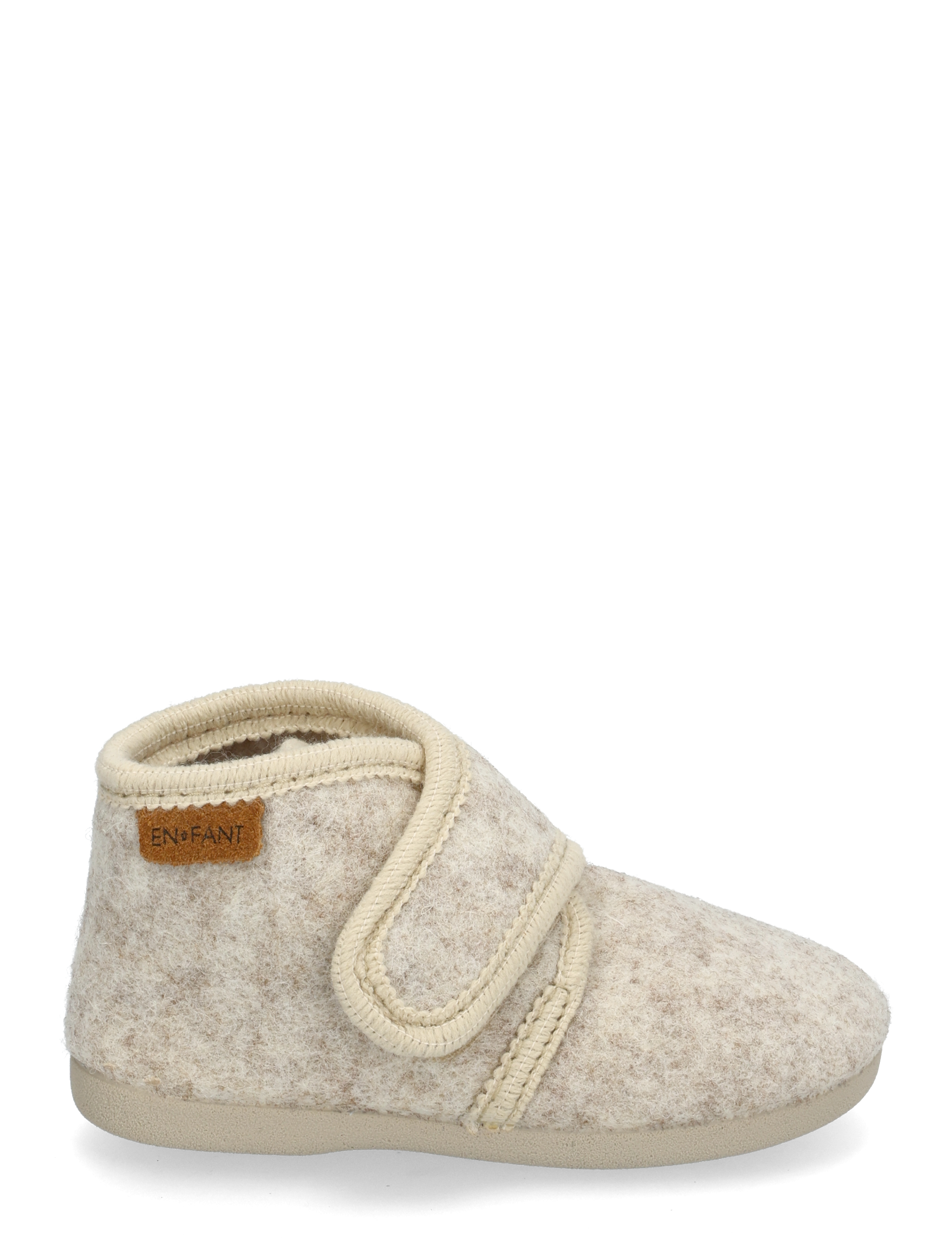 En Fant - Slippers Wool Velcro - slippers - sand melange - 1