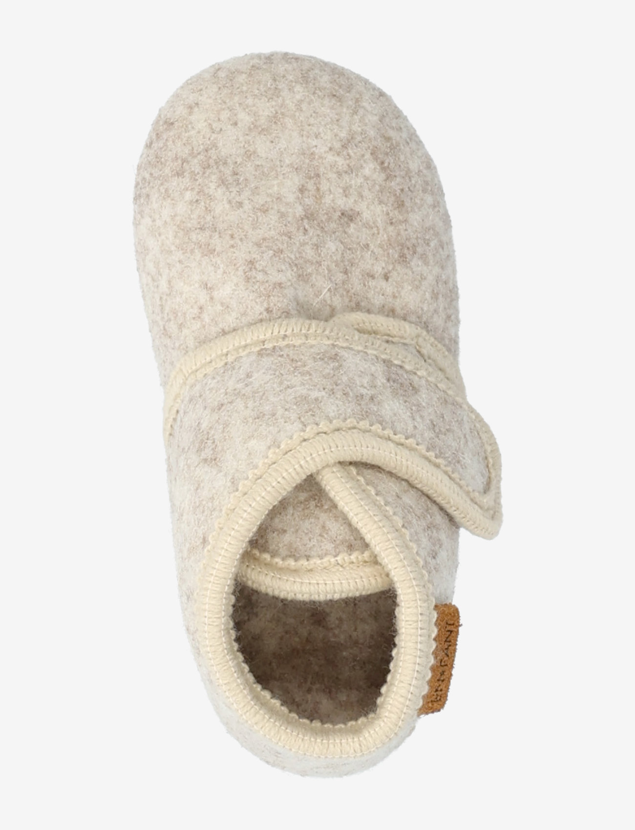 En Fant - Slippers Wool Velcro - inneskor - sand melange - 3