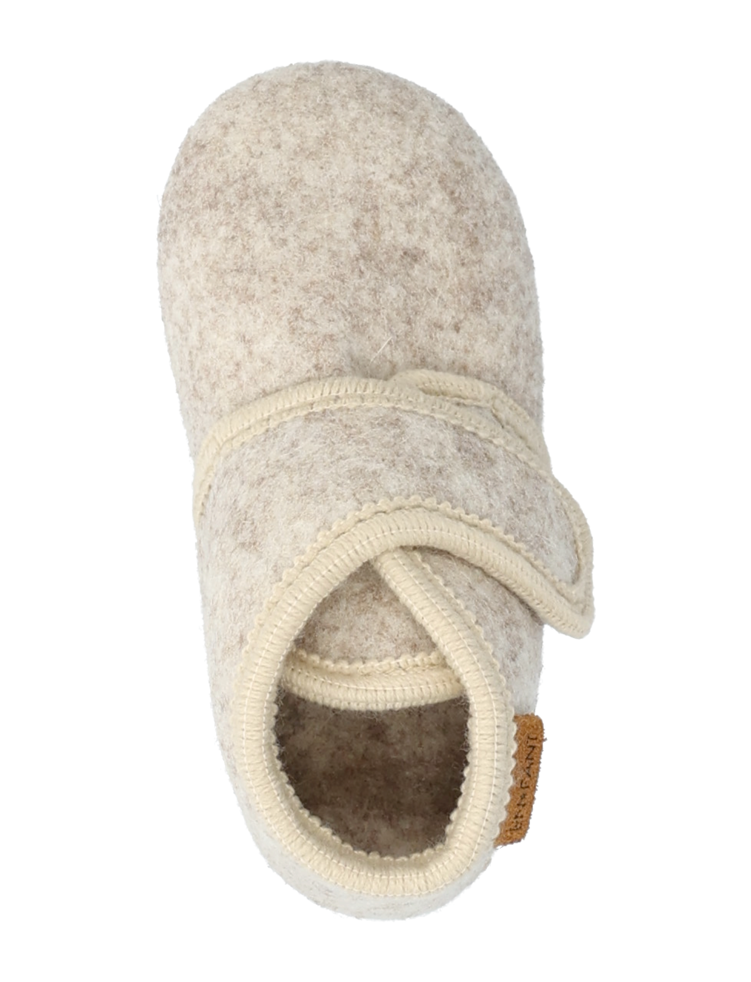En Fant - Slippers Wool Velcro - slippers - sand melange - 3
