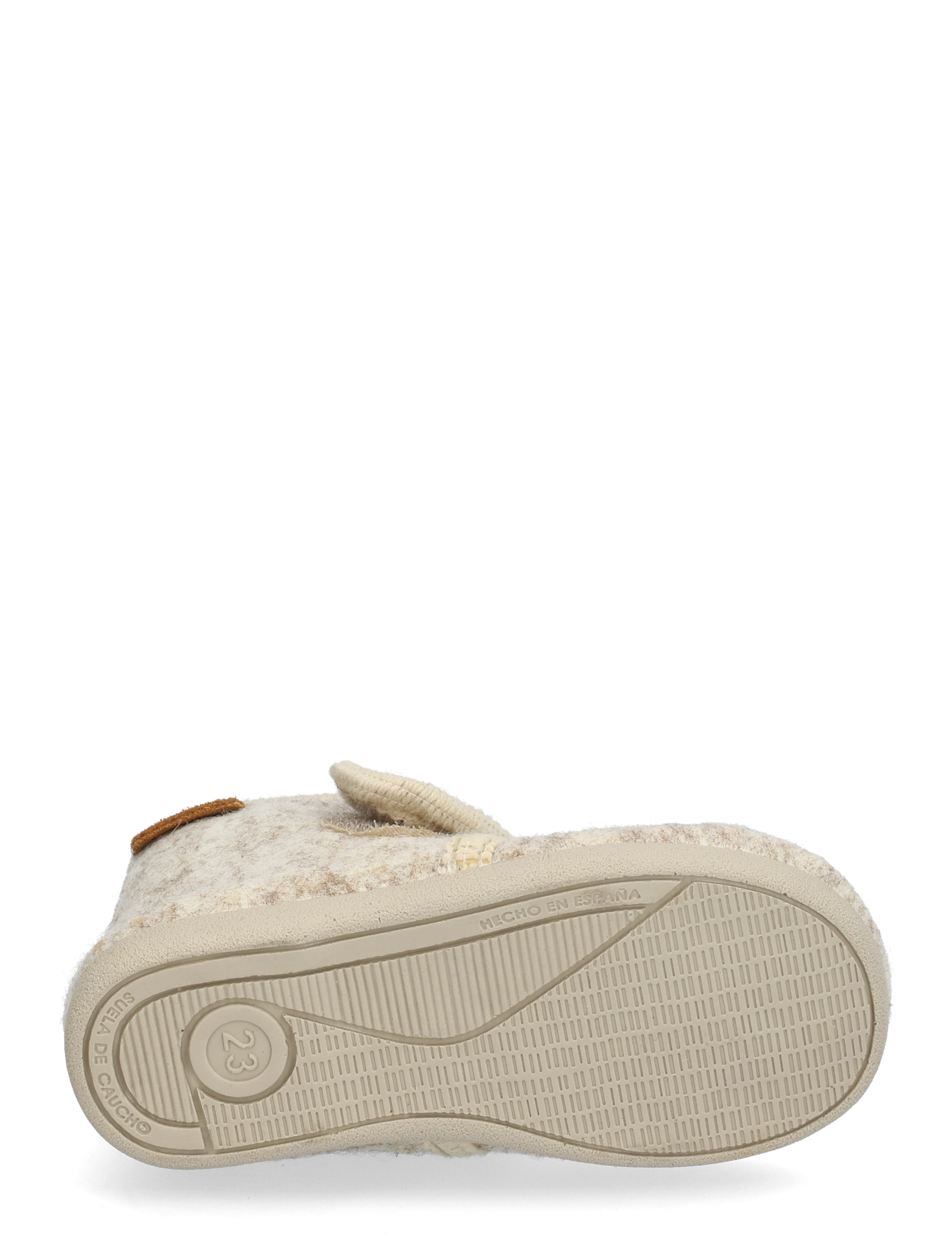 En Fant - Slippers Wool Velcro - slippers - sand melange - 4