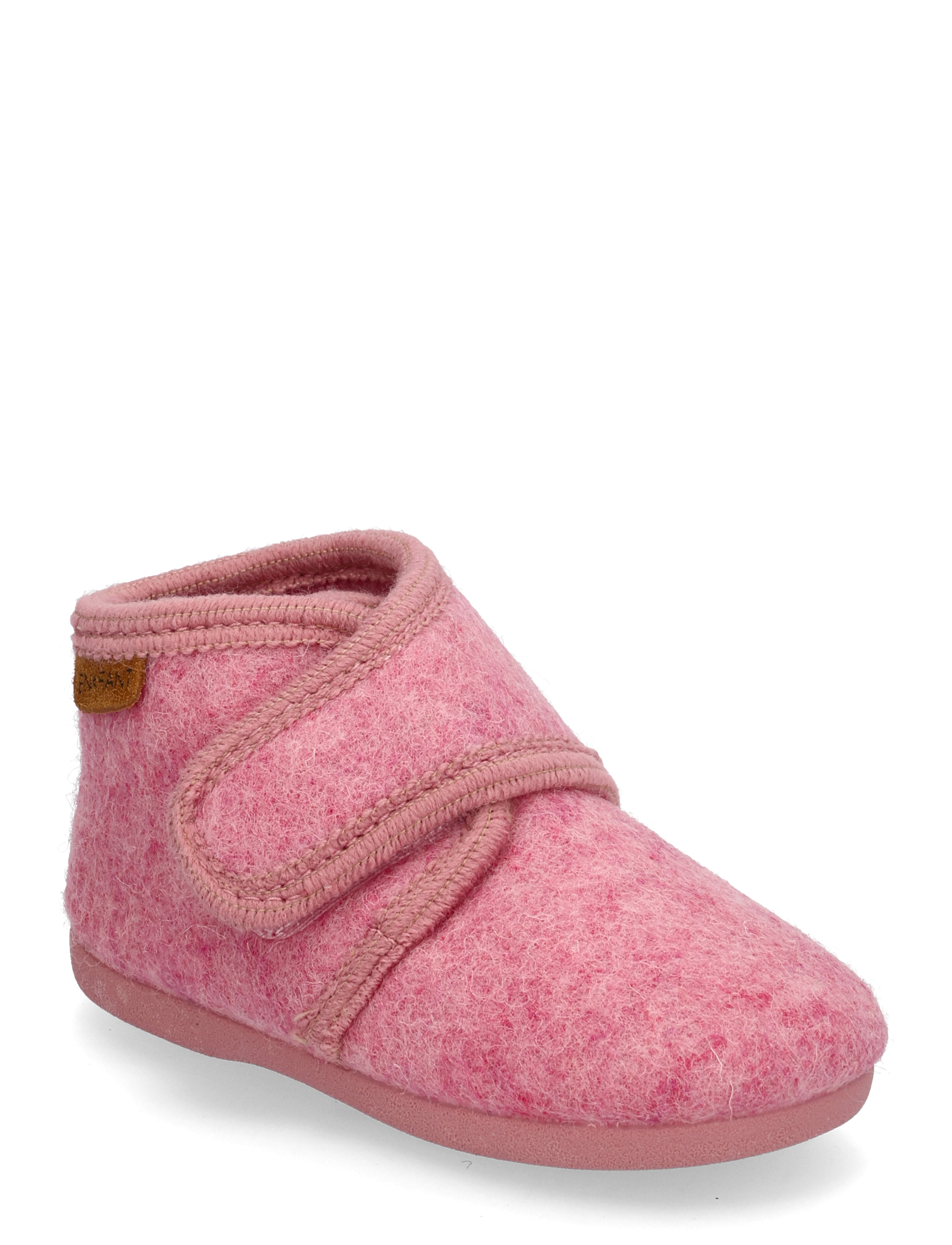 En Fant Slippers Wool Velcro, Børn, Velcro Sutsko, Pink, Str: 23