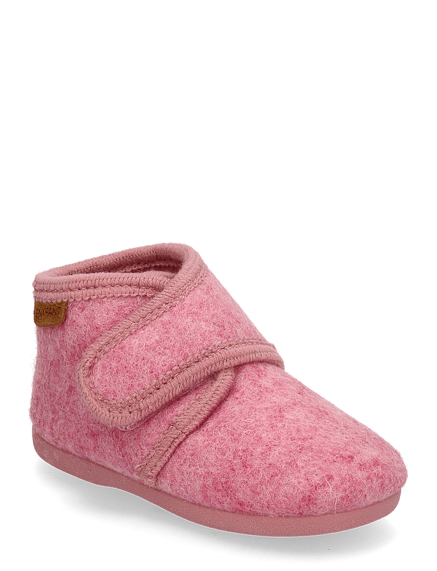 En Fant - Slippers Wool Velcro - hausschuhe - wild rose - 0