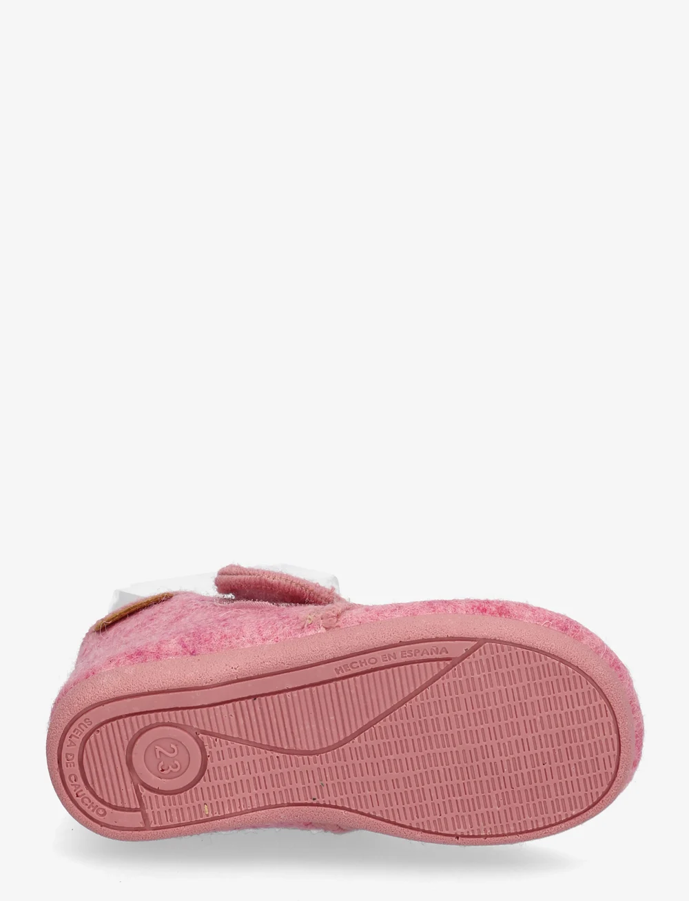 En Fant - Slippers Wool Velcro - hausschuhe - wild rose - 4