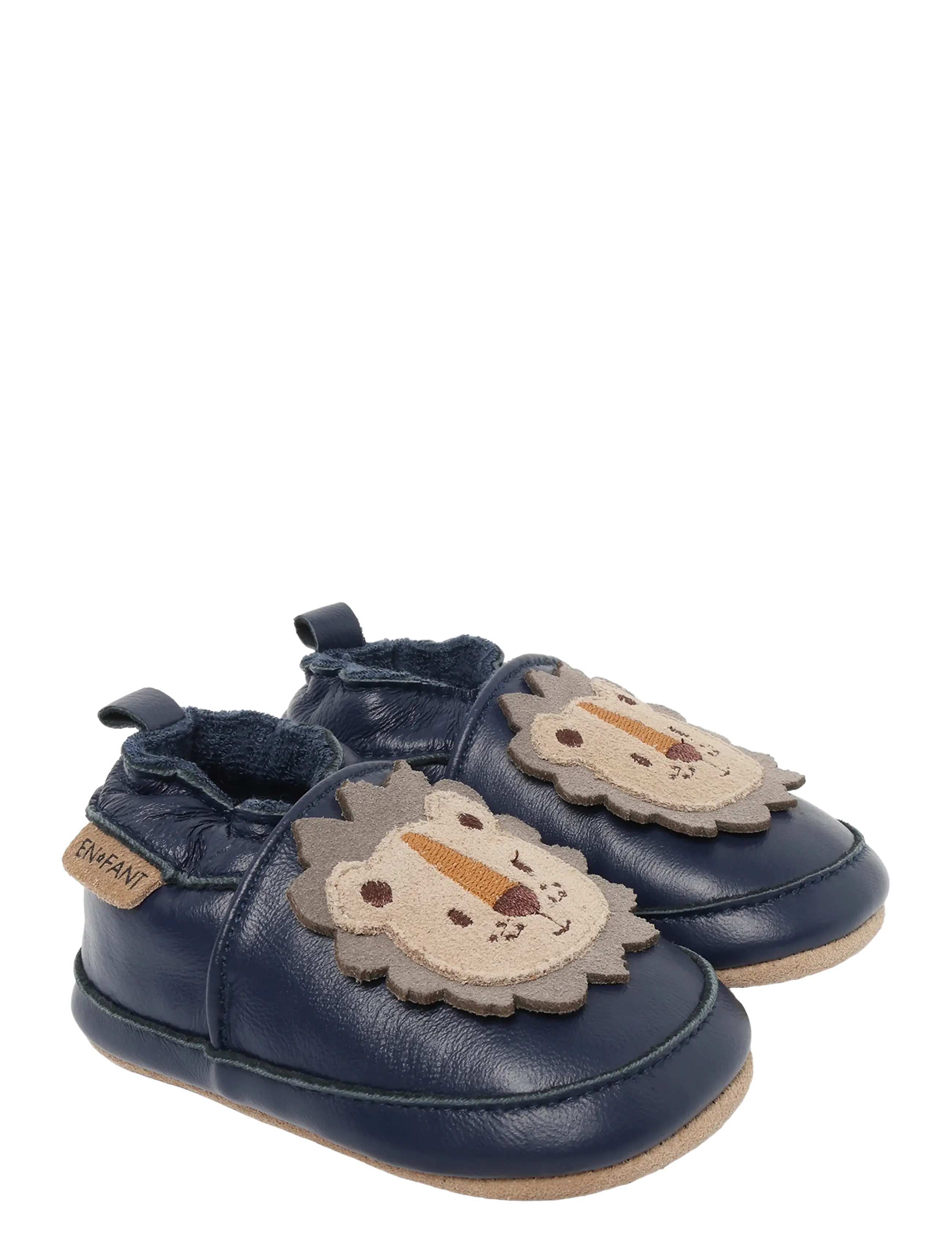 En Fant Leather Shoe Applique, 26, Schuhe, Marineblau - Pre-walkers Beginner Schuhe (size 18-19-20-25-26), Baby