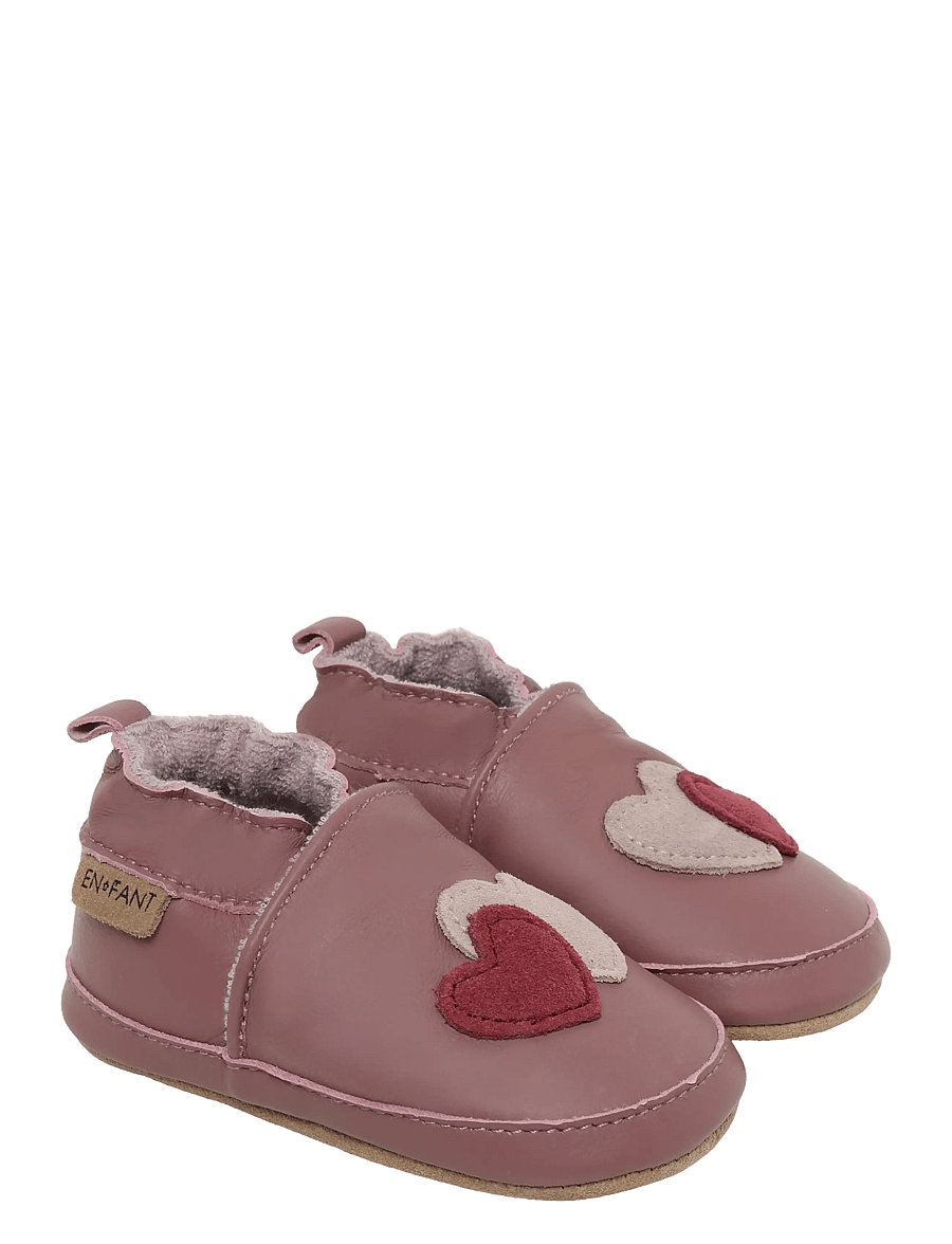En Fant - Leather shoe - Applique - baby-schuhe - burlwood - 0