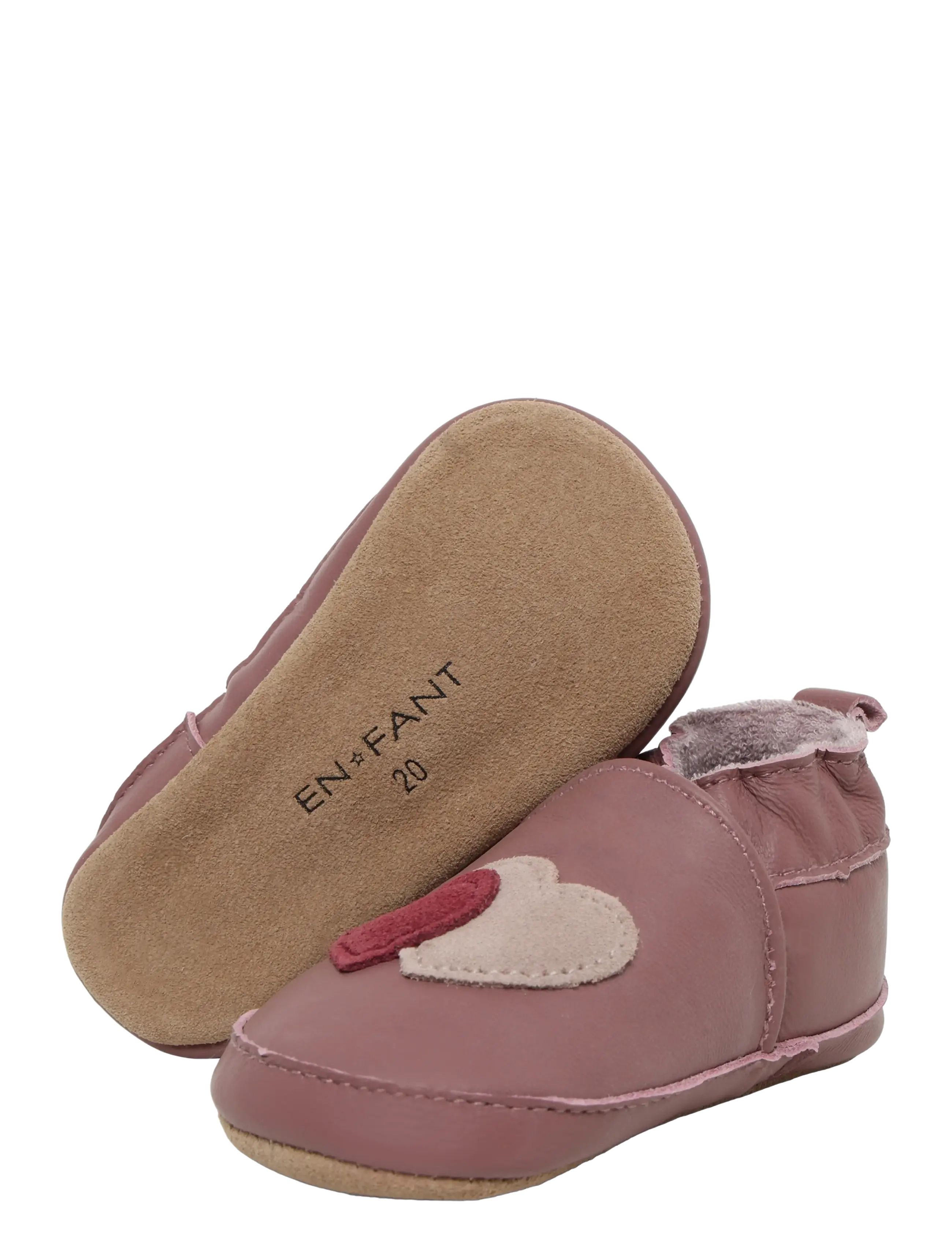 En Fant - Leather shoe - Applique - burlwood - 2