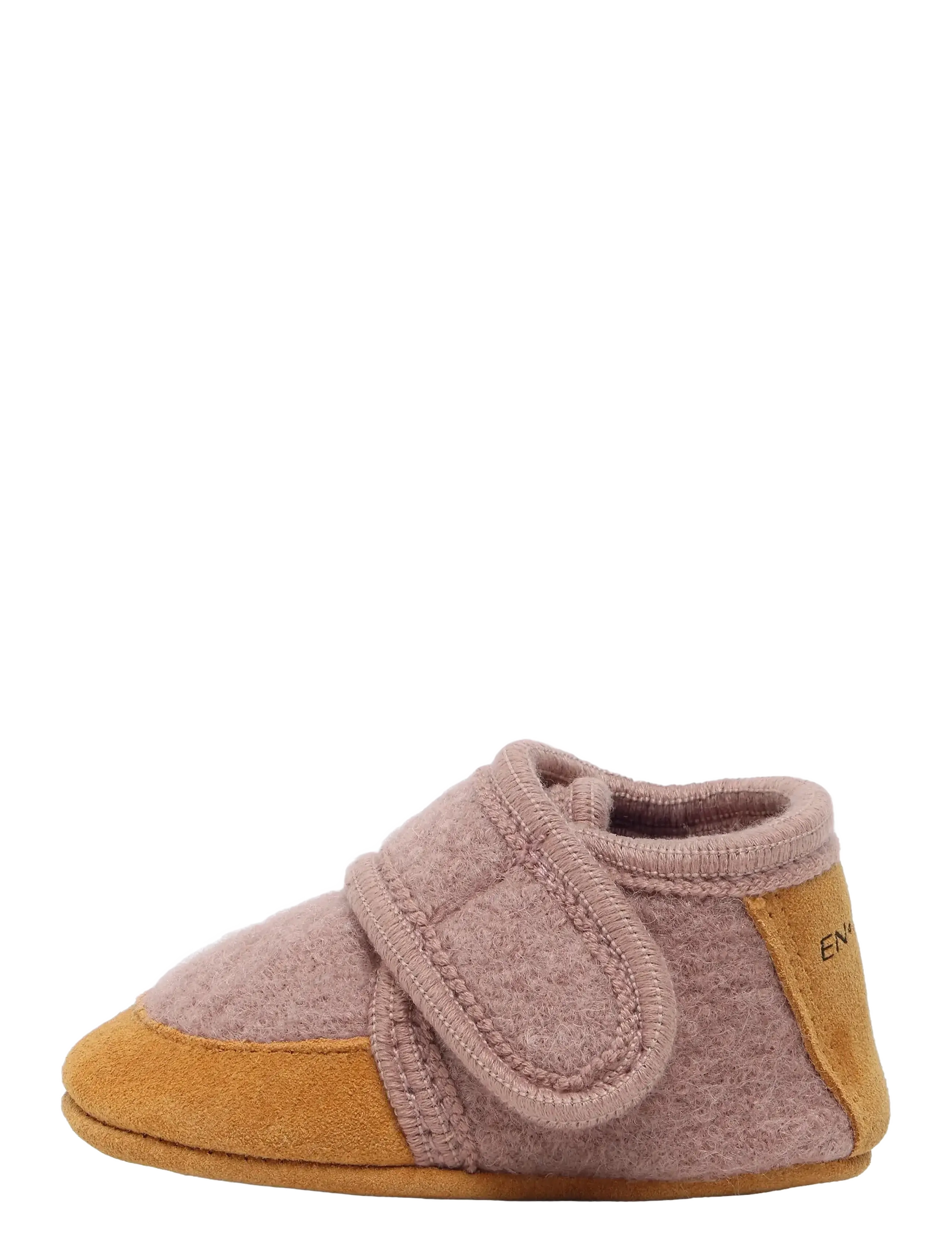En Fant - Wool Slippers w. suede - slippers - bark - 1