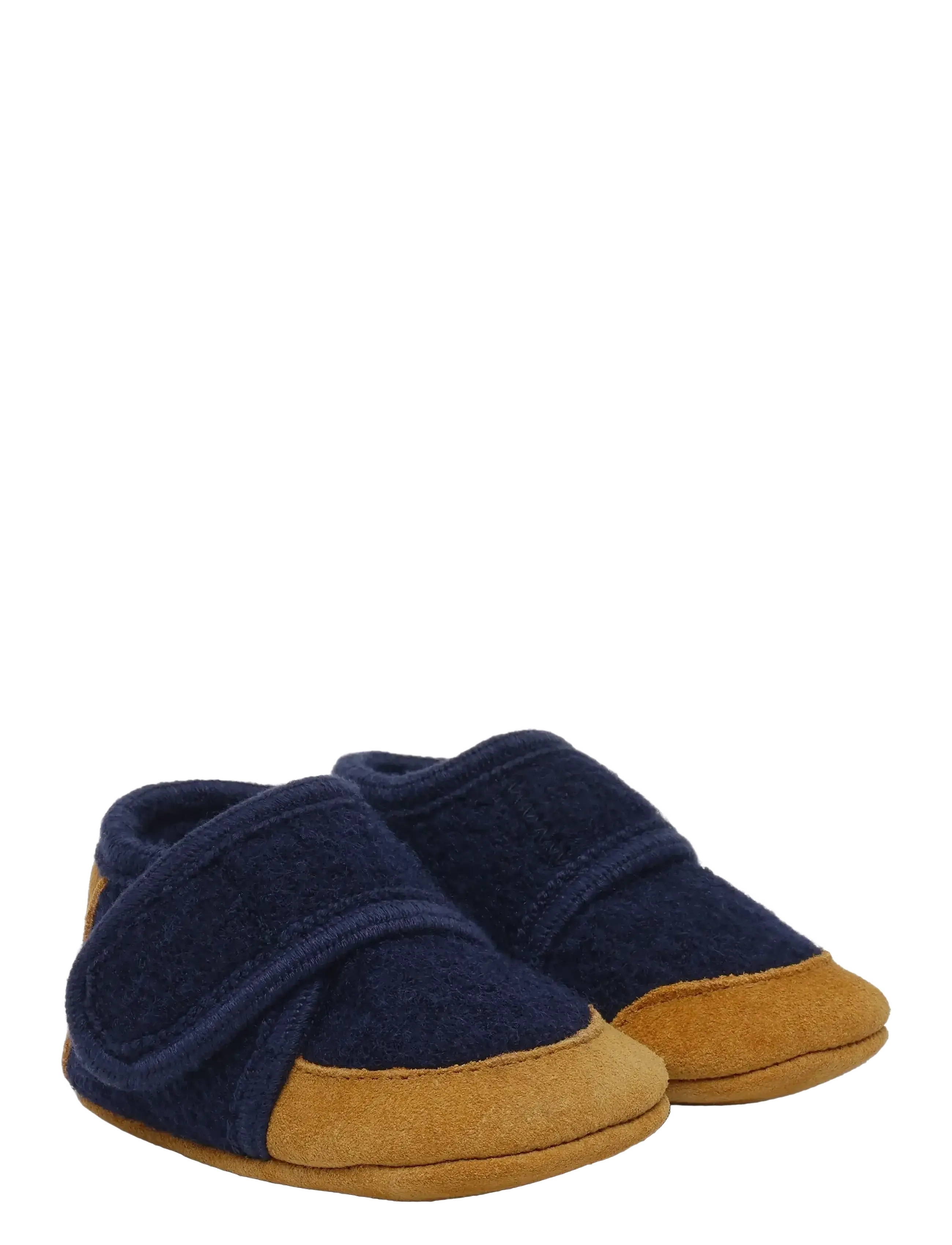 En Fant Wool Slippers w. suede - Sko - NAVY / navy