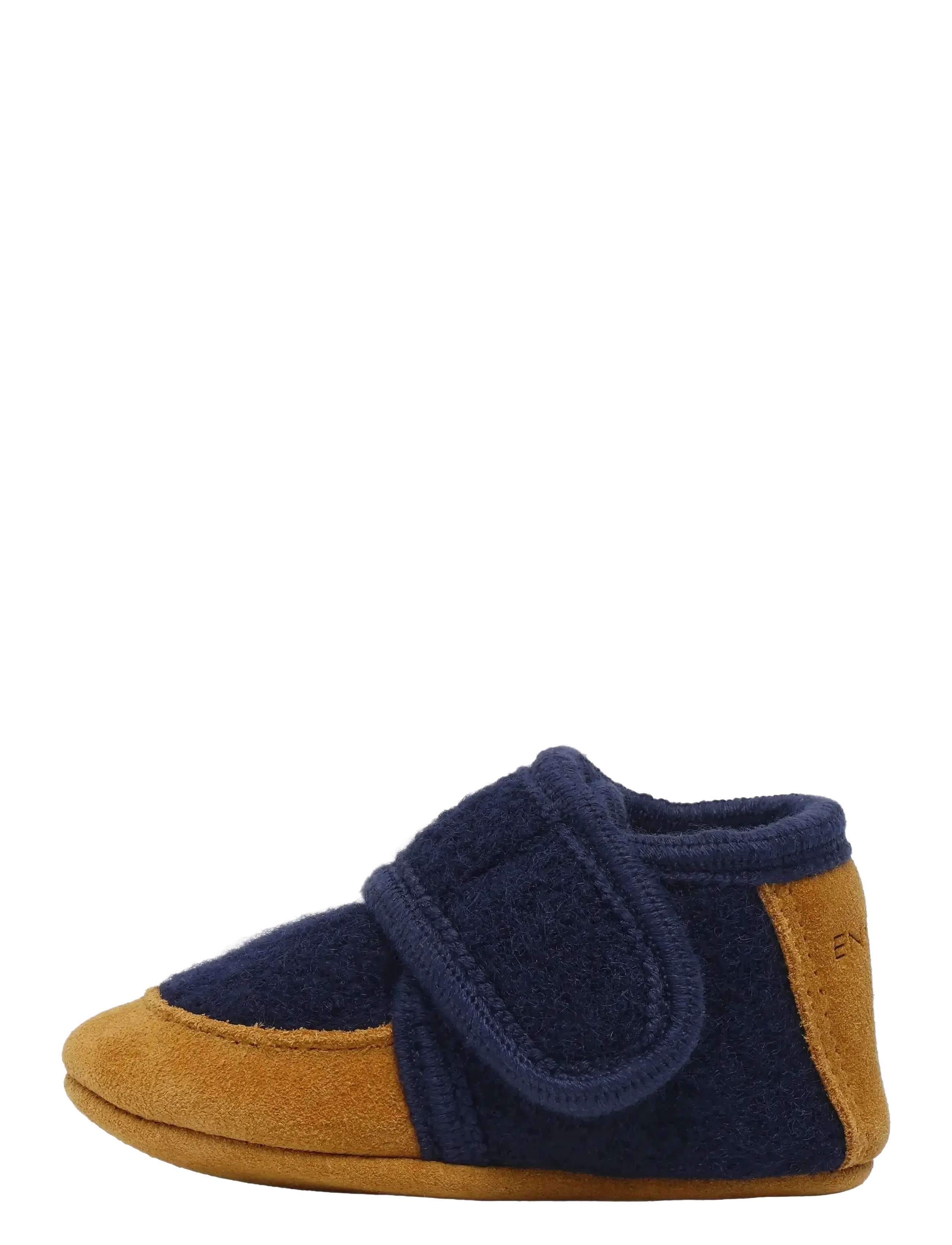 En Fant - Wool Slippers w. suede - slippers - navy - 2