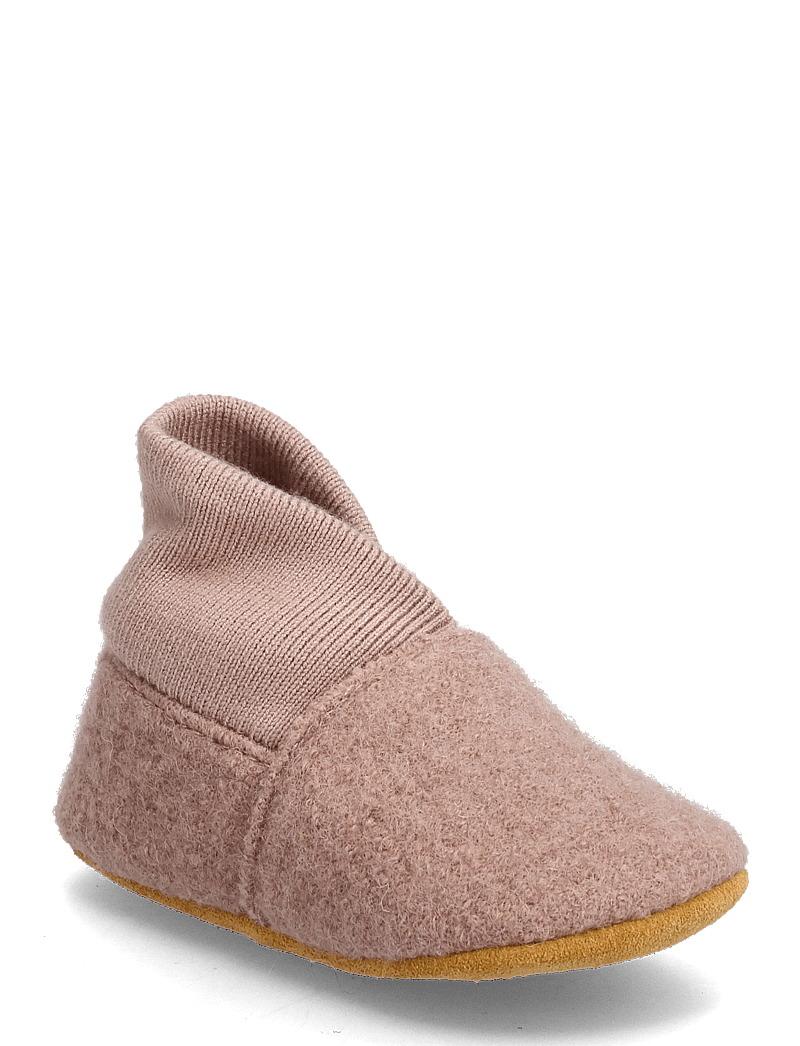 En Fant - Wool Slippers w. Rib - hausschuhe - bark - 0