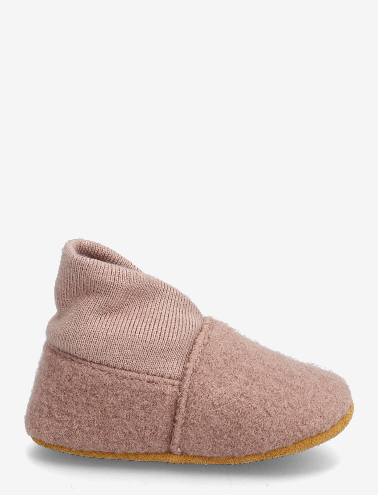 En Fant - Wool Slippers w. Rib - hjemmesko - bark - 1